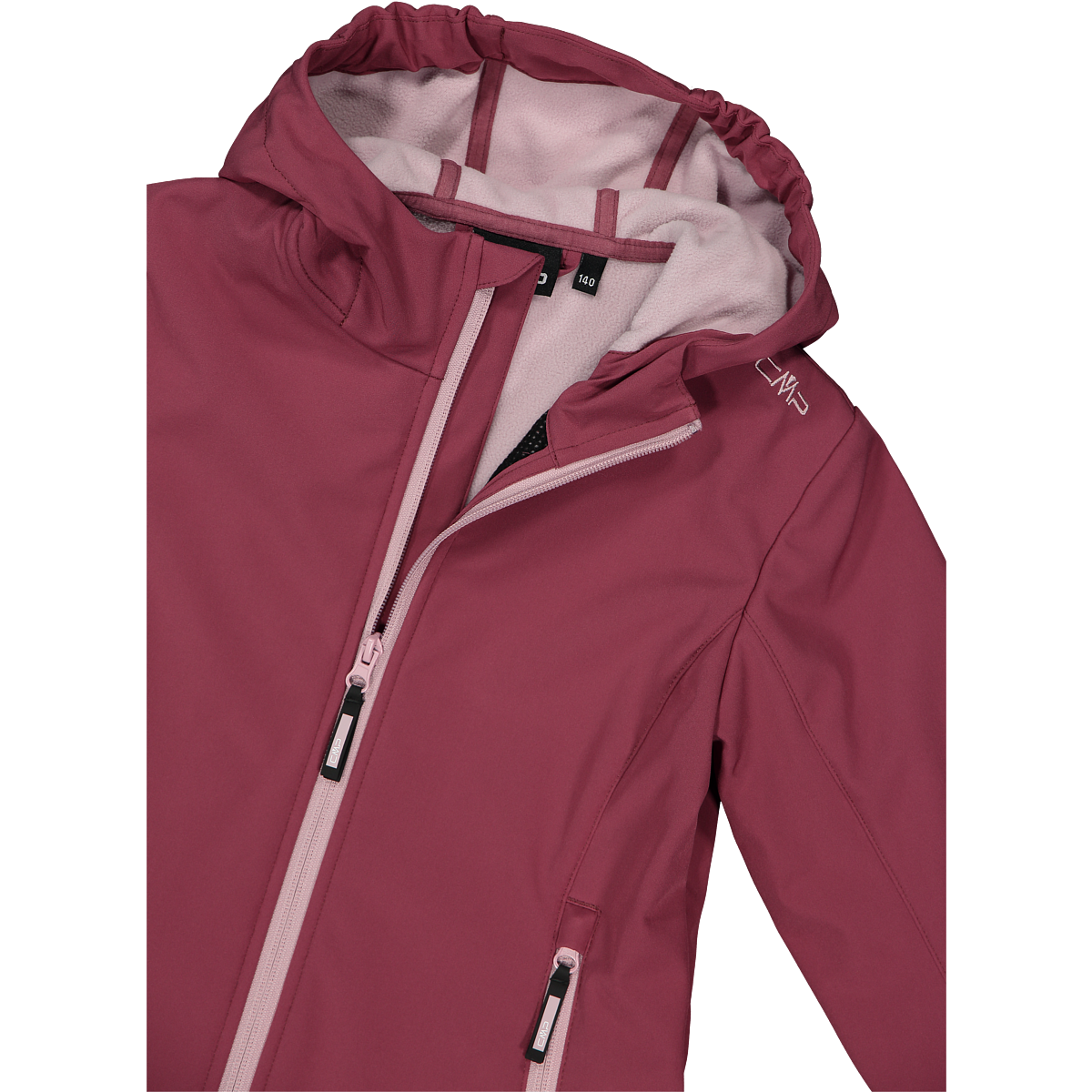 CMP Softshelljacke »KID G JACKET FIX HOOD für Kinder43405465« mit Kapuze Atmungsaktiv & Wasserabweisend & Windabweisend ,Übergangsjacke