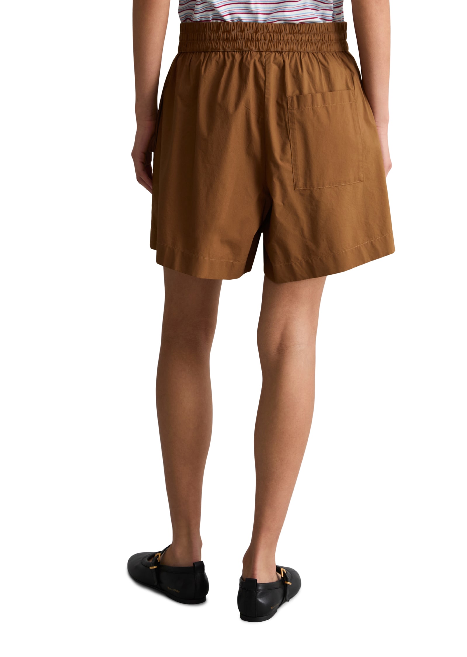 Marc O'Polo DENIM Short  relaxed aus Papertouch-Popeline