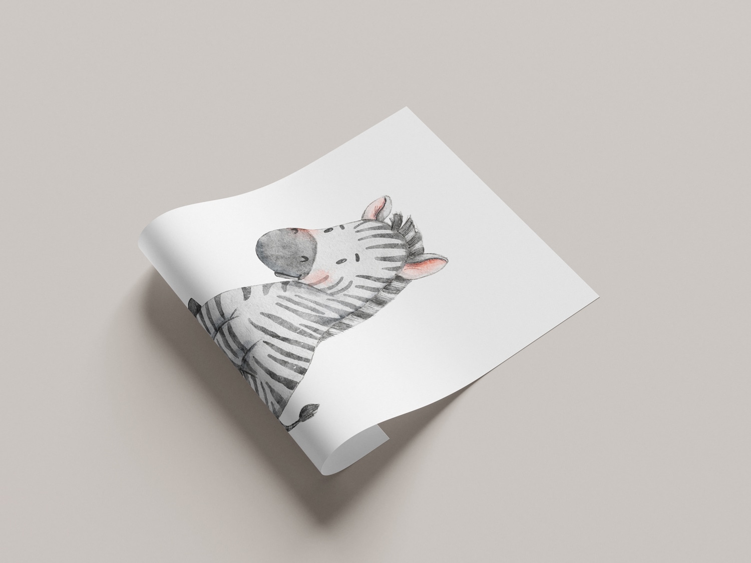 Lüttenhütt Bild mit Rahmen »oder Poster, Zebra« Fantasy | Tiere | Zebra Bilder 1 Stk. tlg. HD Premium Druck