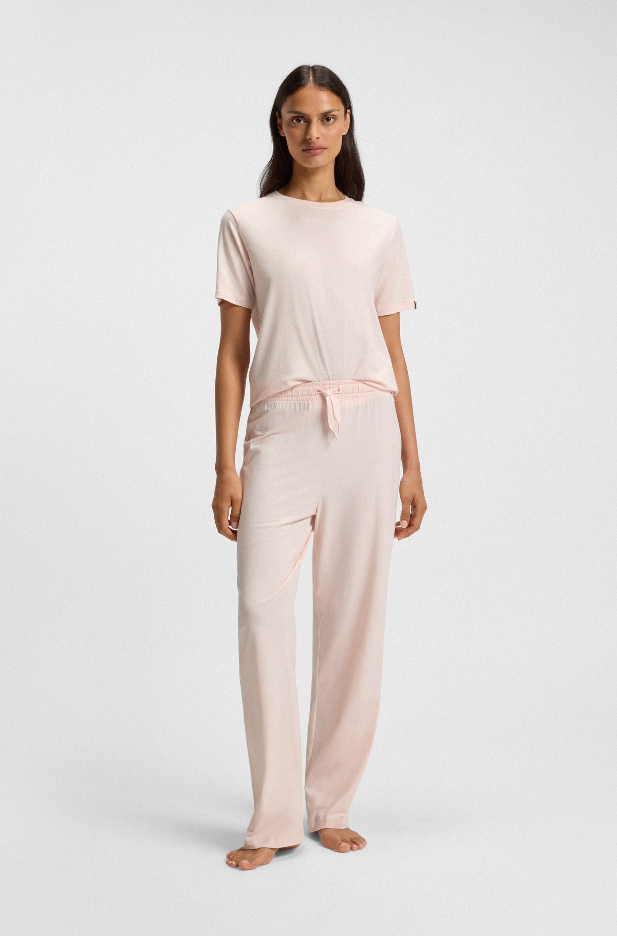 BOSS T-shirt »CI_T-Shirt« mit BOSS Logo-Schriftzug & Label