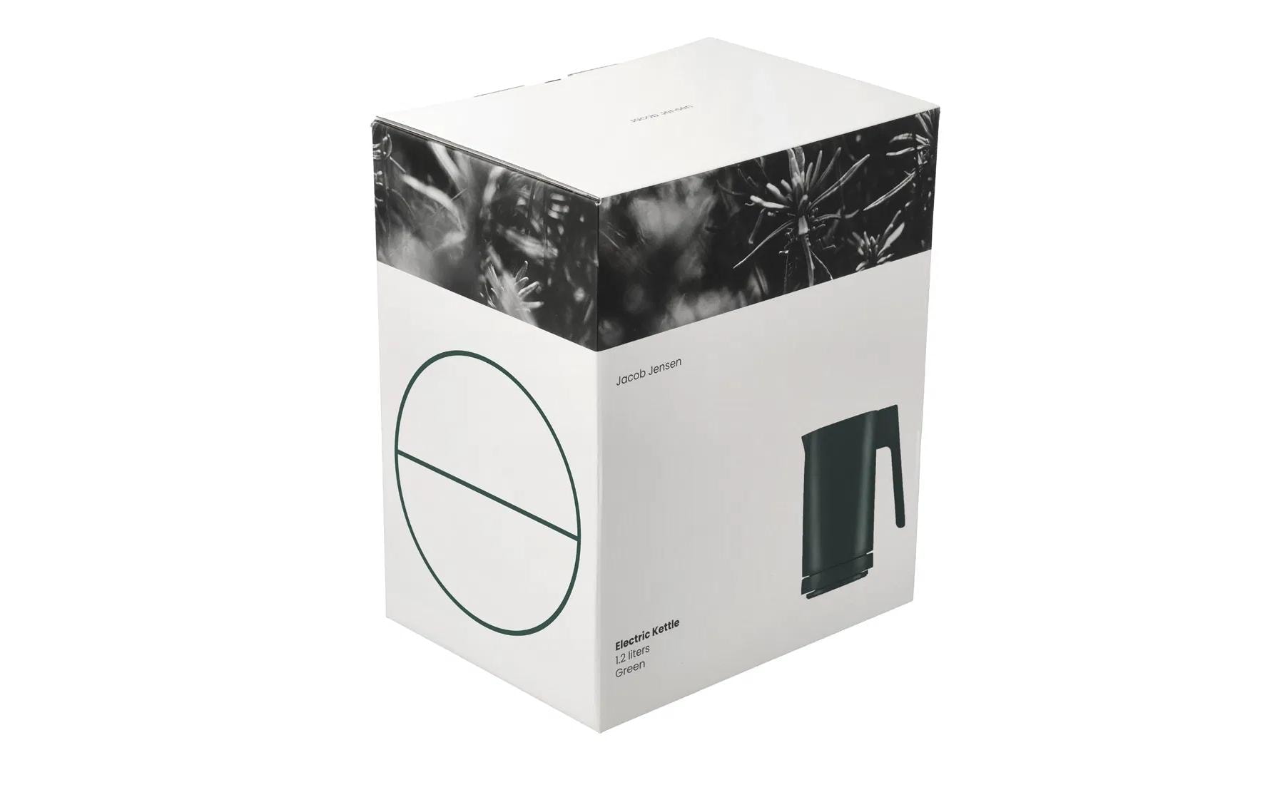 Jacob Jensen Chauffe-eau »23 x 16 x 26 cm 1,2 l« 1,2 l 2200 W Wasserkocher mit Touch-Bedienung und Temperaturvorwahl