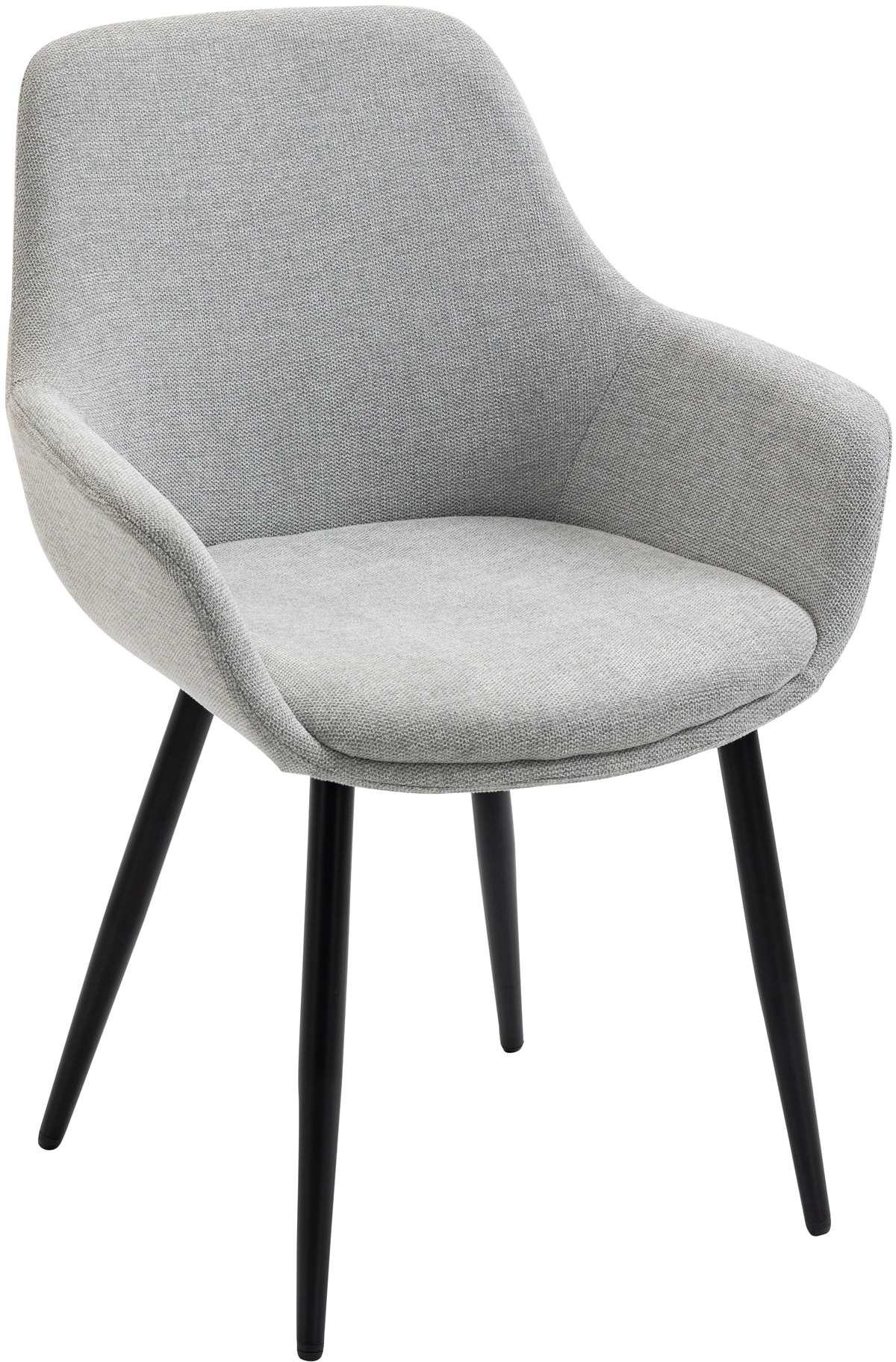 SalesFever Essgruppe »- stilvolles Design« Set, 5 Stk. tlg. 5-teiliges Set mit authentischer Baumkanten-Tischplatte