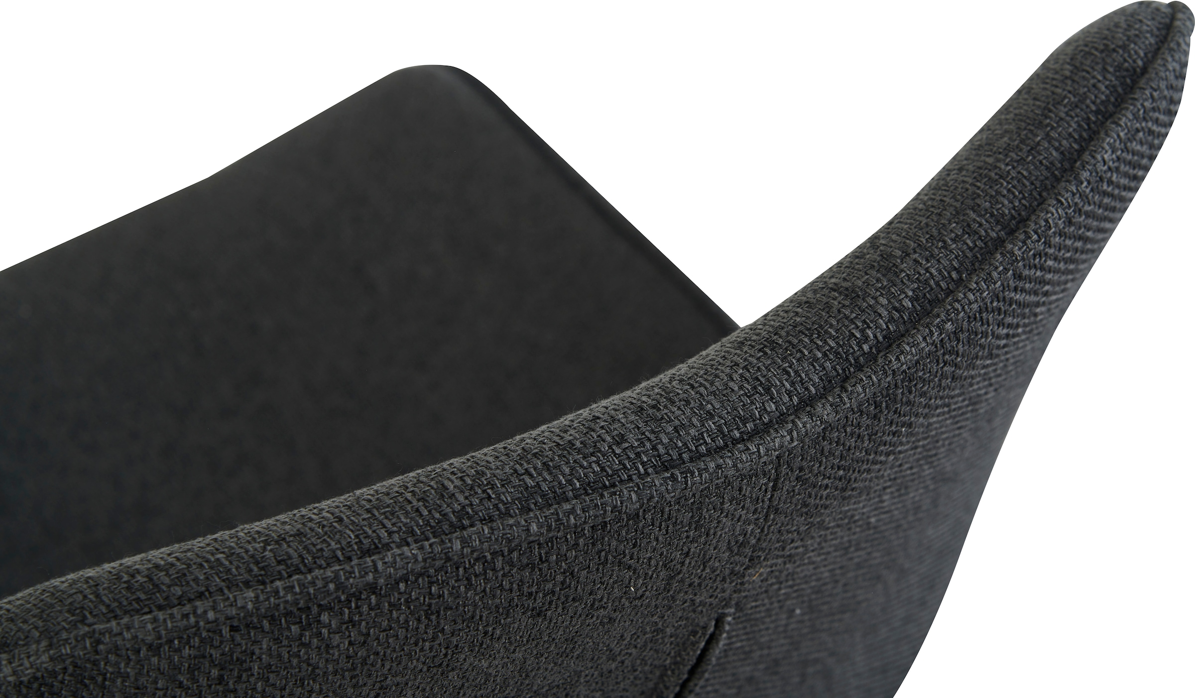 Home affaire Drehstuhl »INUVIK, 2er Set, mit Metallgestell in matt schwarz« (Set) 2 Stk.in verschiedenen Farben, Belsatbarkeit pro Stuhl 120 kg