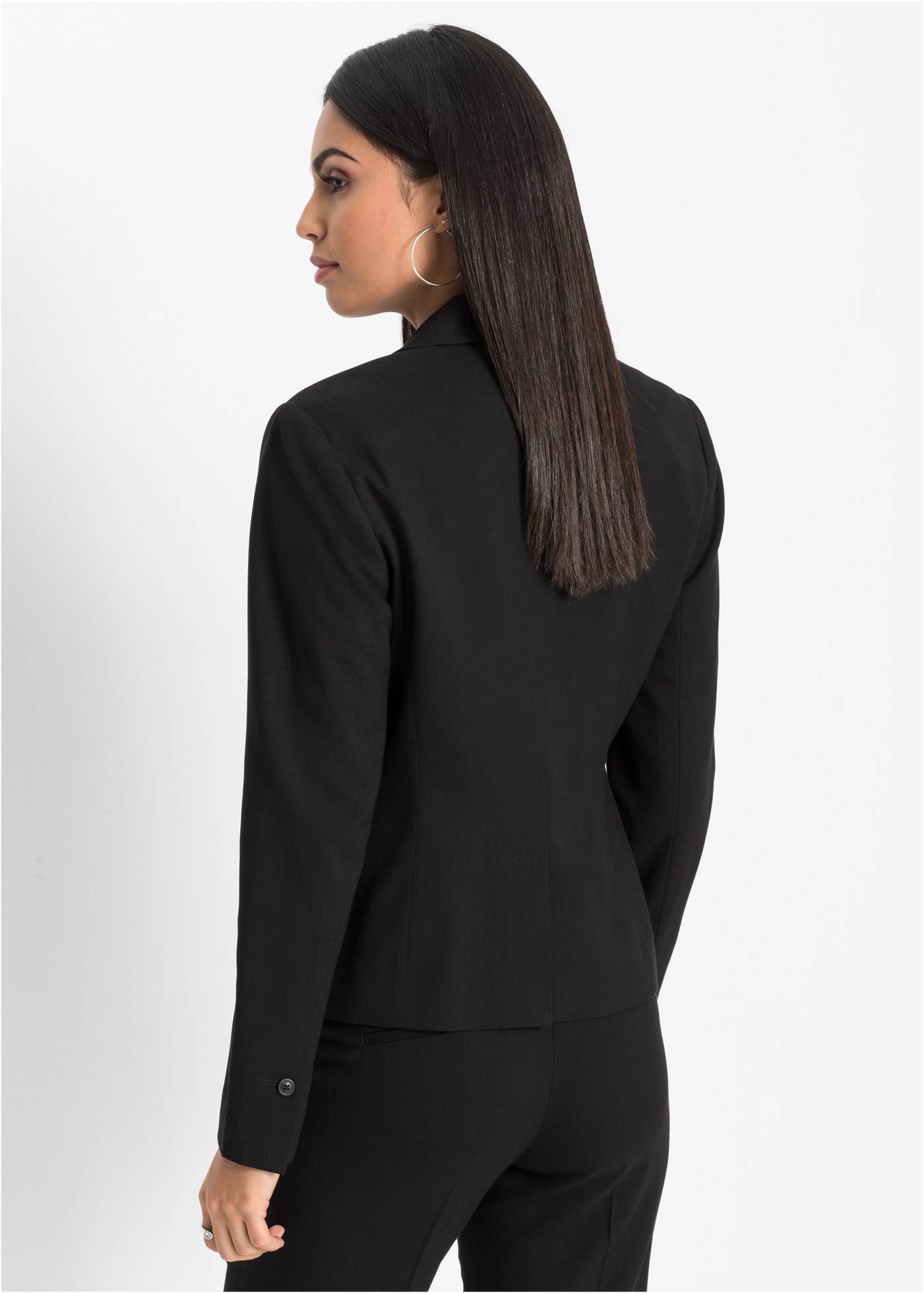 bonprix Veste blazer »Blazer« pour une apparence élégante, coupe étroite, entièrement doublé
