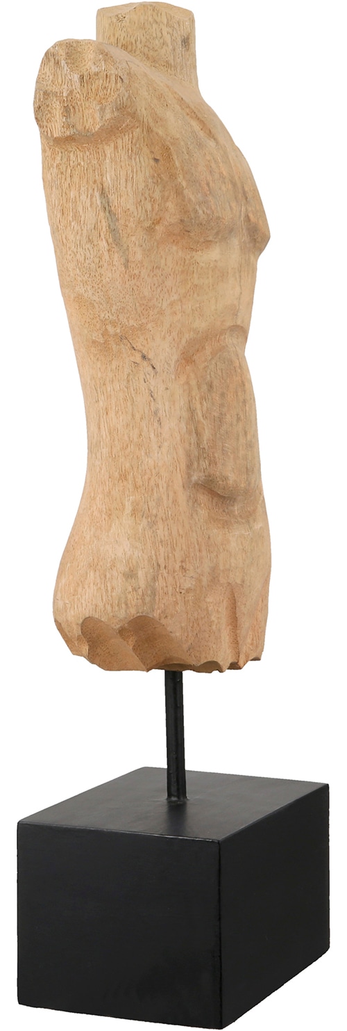 GILDE Skulptur »Skulptur Torso naturfarben« Torso abstrakte Skulptur dekorativer Aufsteller Wohnaccessoire