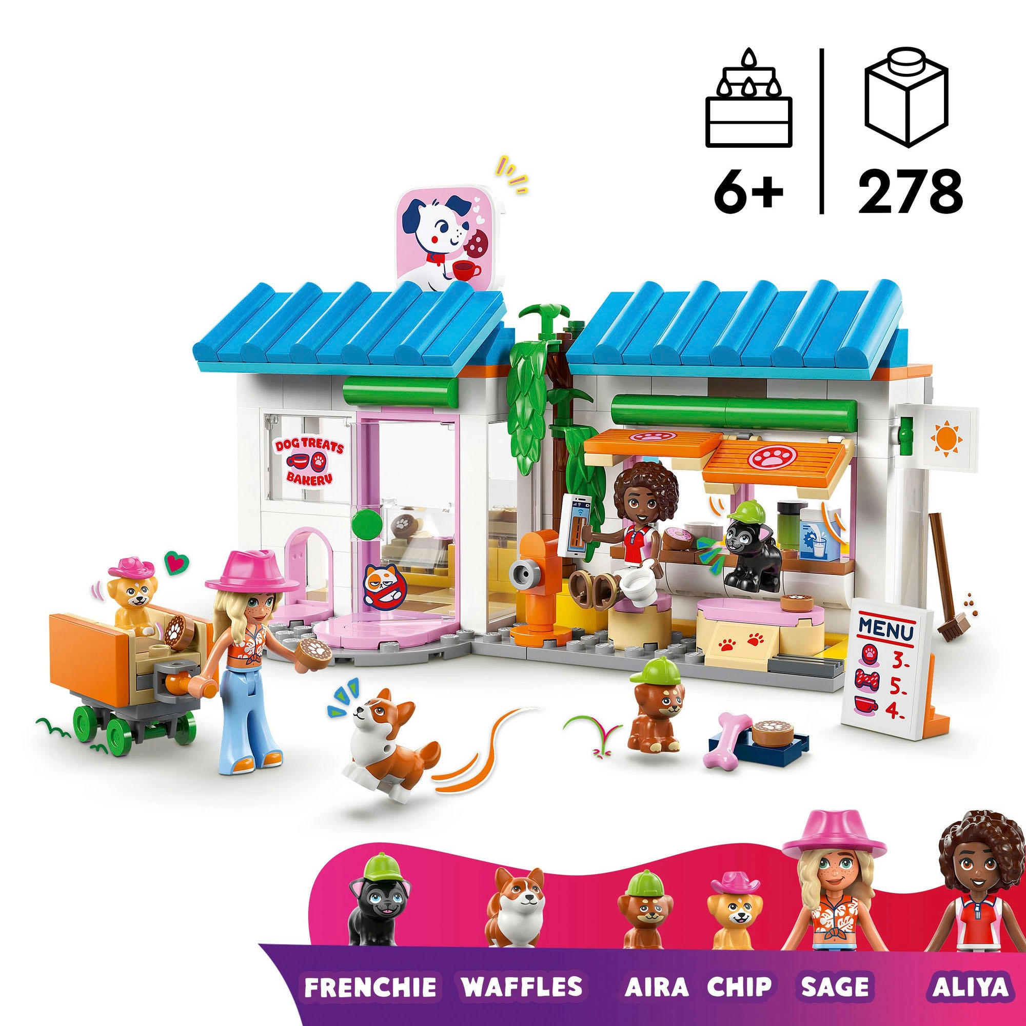 LEGO® Pions de construction »Hundekuchenbäckerei (42677), LEGO Friends« Made in Europe