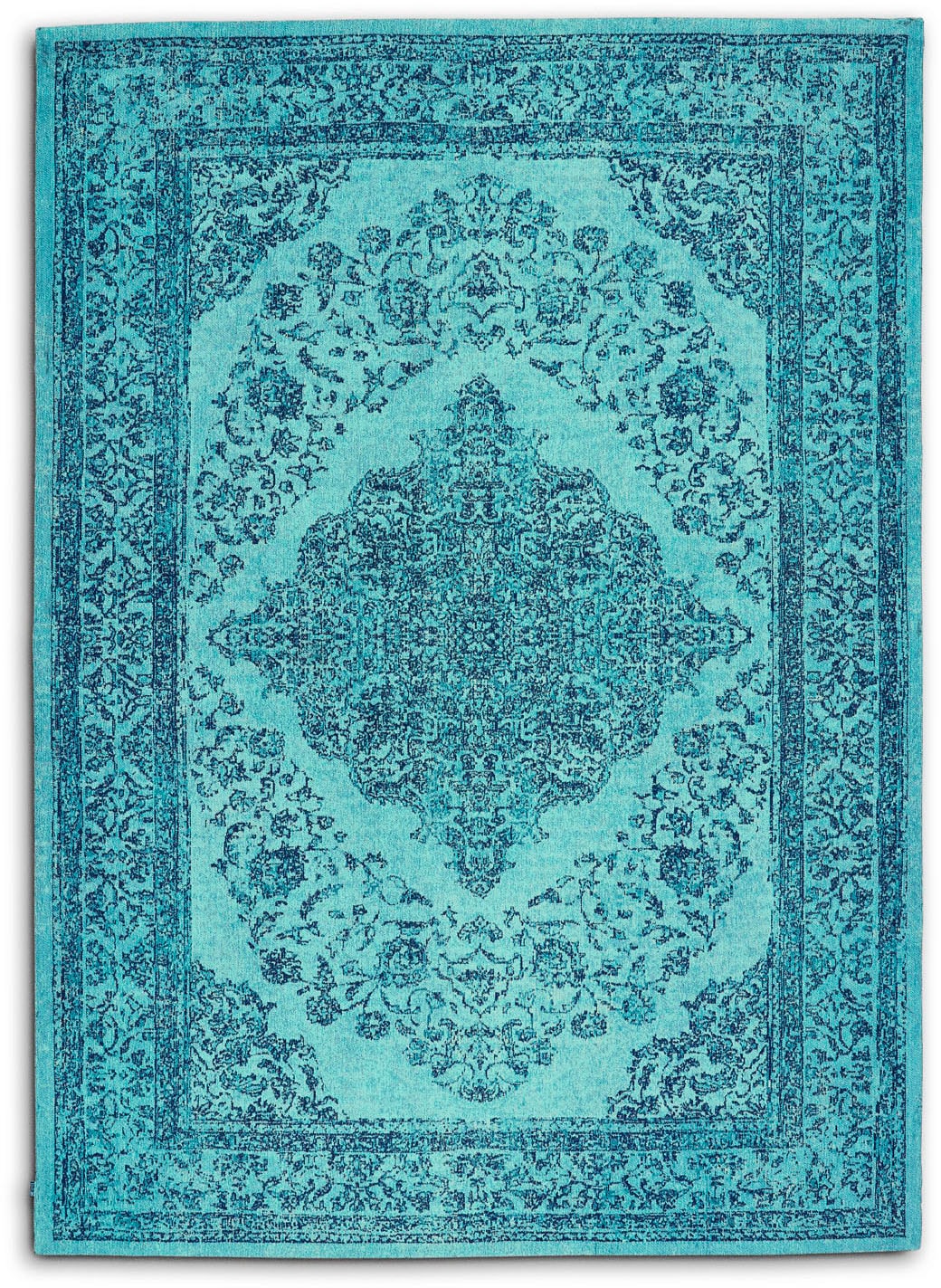 GALLERY M branded by Musterring Tapis »Bordüre« Rectangulaire 5 mm Höhe Flachgewebe, Chenille, Wohnzimmer