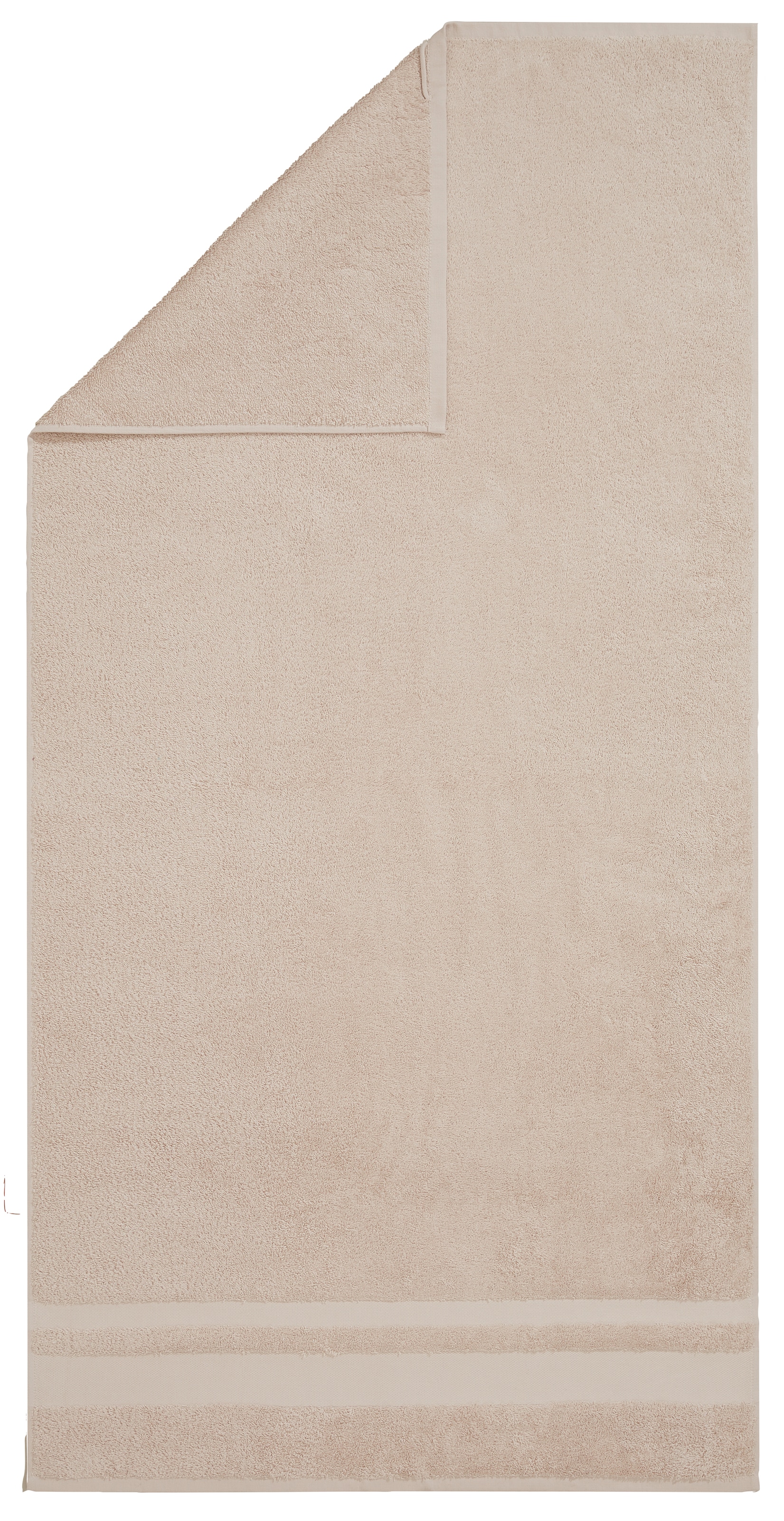 my home Duschtücher »Vanessa, als Set und Serie erhältlich, 4 Duschtücher, 70x140cm« Handtücher mit Bordüre, 100% Baumwolle, einfarbig, weich