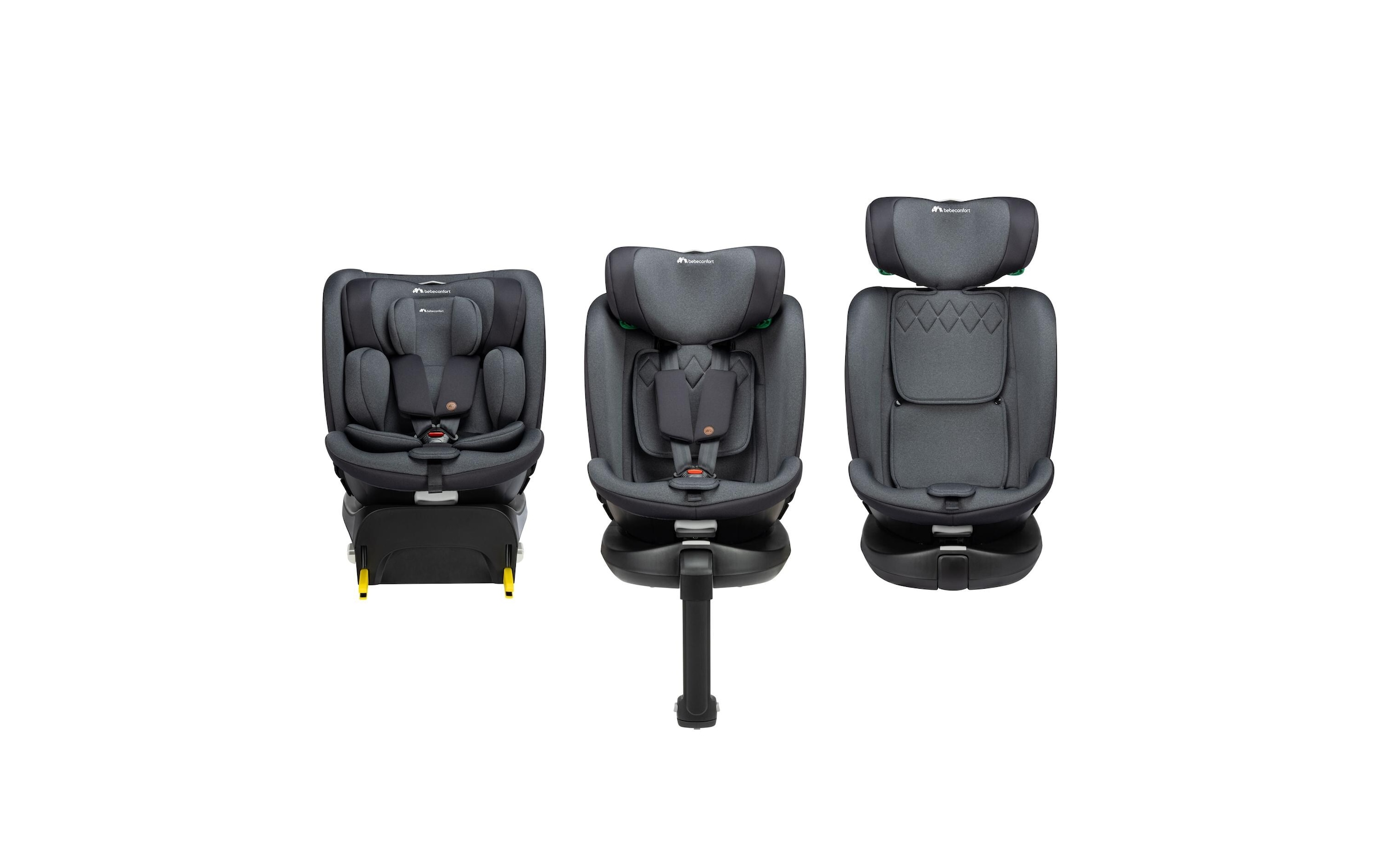   Siège auto pour enfant »Bebeconfort Reboarder Evolufix 360 i-Size Tinted Black« hauteur réglable