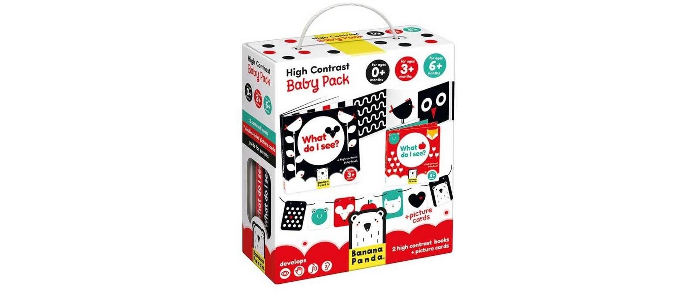   Jouets éducatifs »Banana Panda Baby Buch High Contrast Pappe«