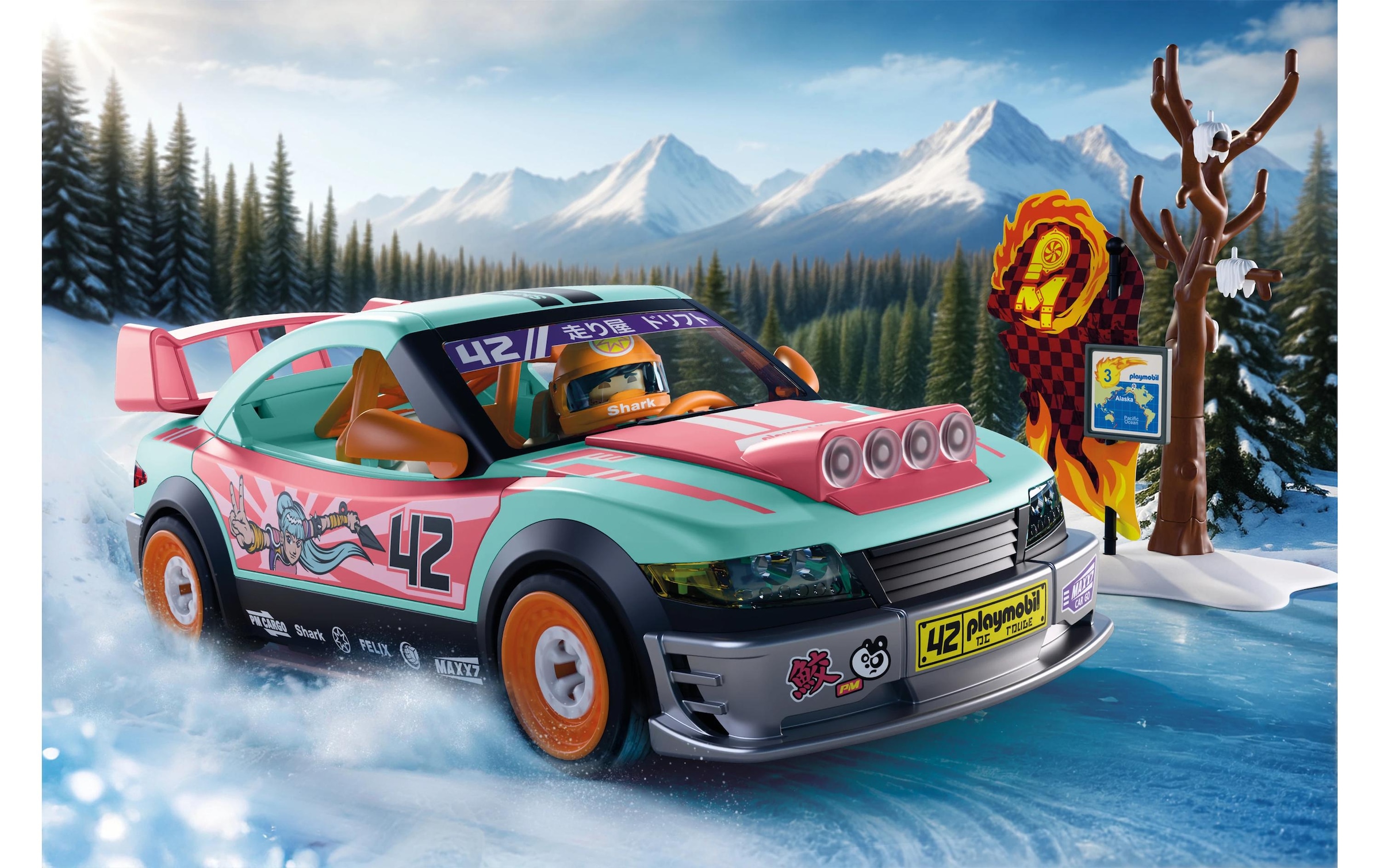Playmobil® Konstruktions-Spielset »Offroad Tuningcar (72062), City Action« Made in Europe