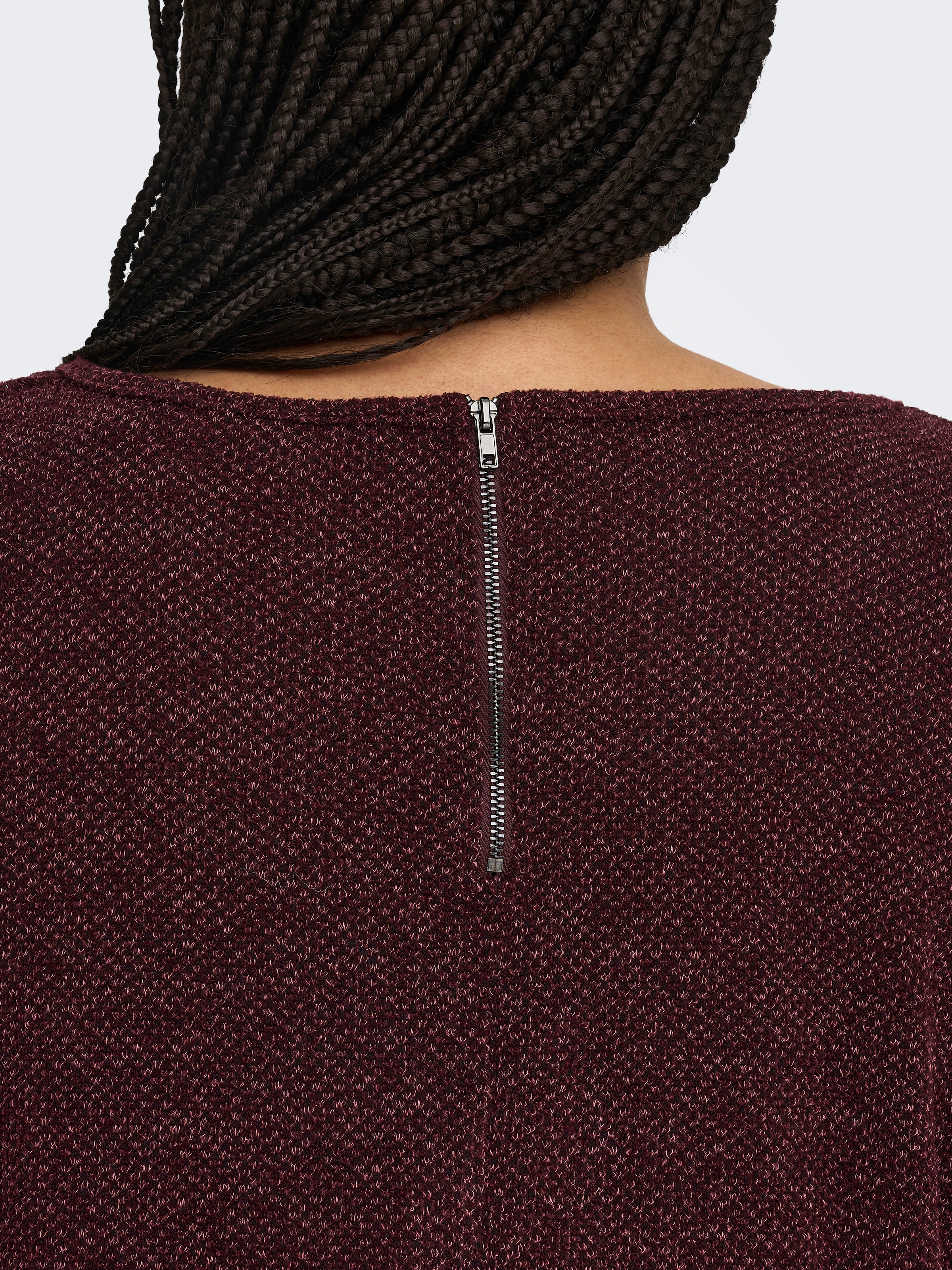 ONLY CARMAKOMA T-shirt à manches 3/4 »CARMARTHA 3/4 TOP« fibre synthétique, coupe ample