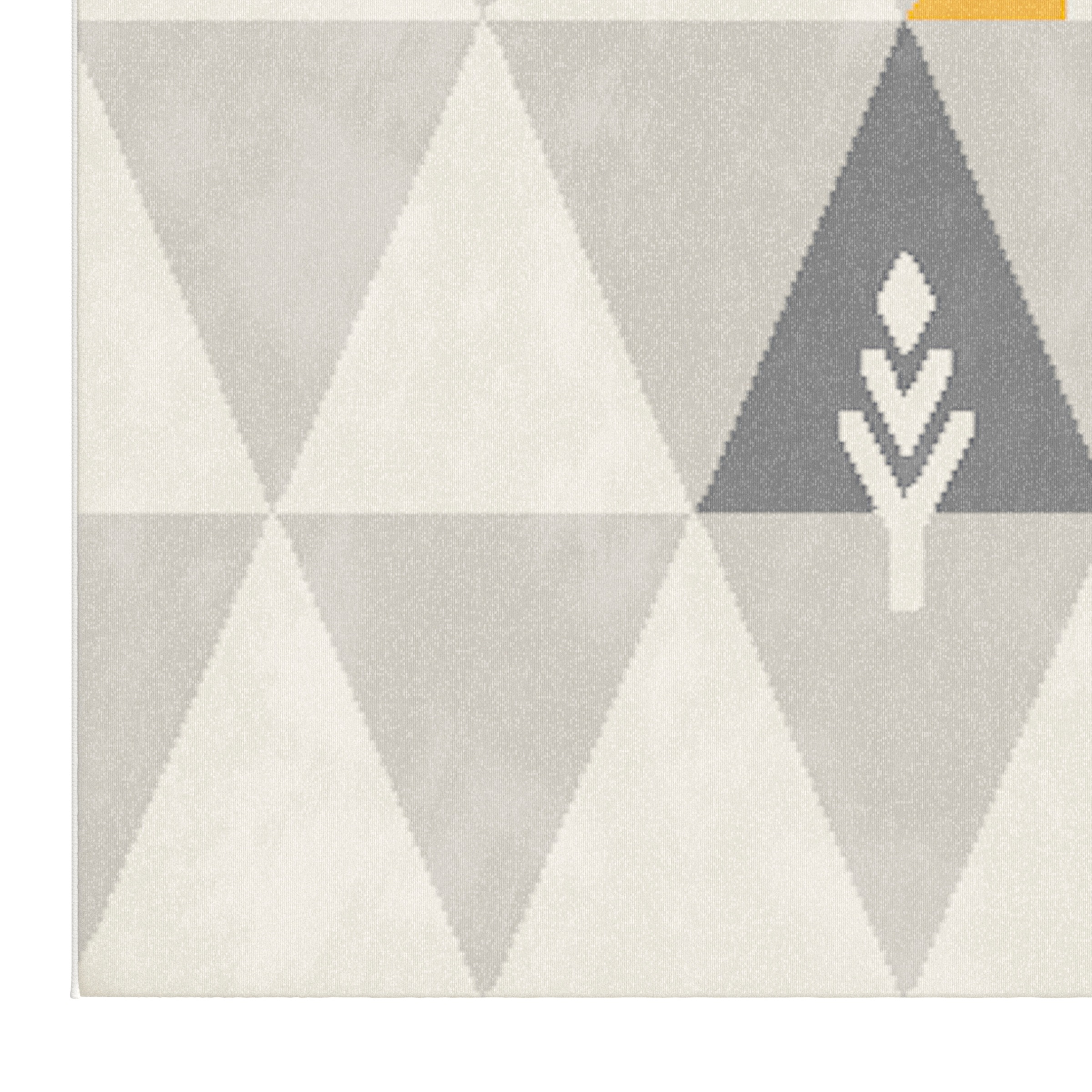Primaflor-Ideen in Textil Tapis pour enfants »COCOON - Tippitraum« Rectangulaire 6 mm Höhe Poils courts, motif triangles