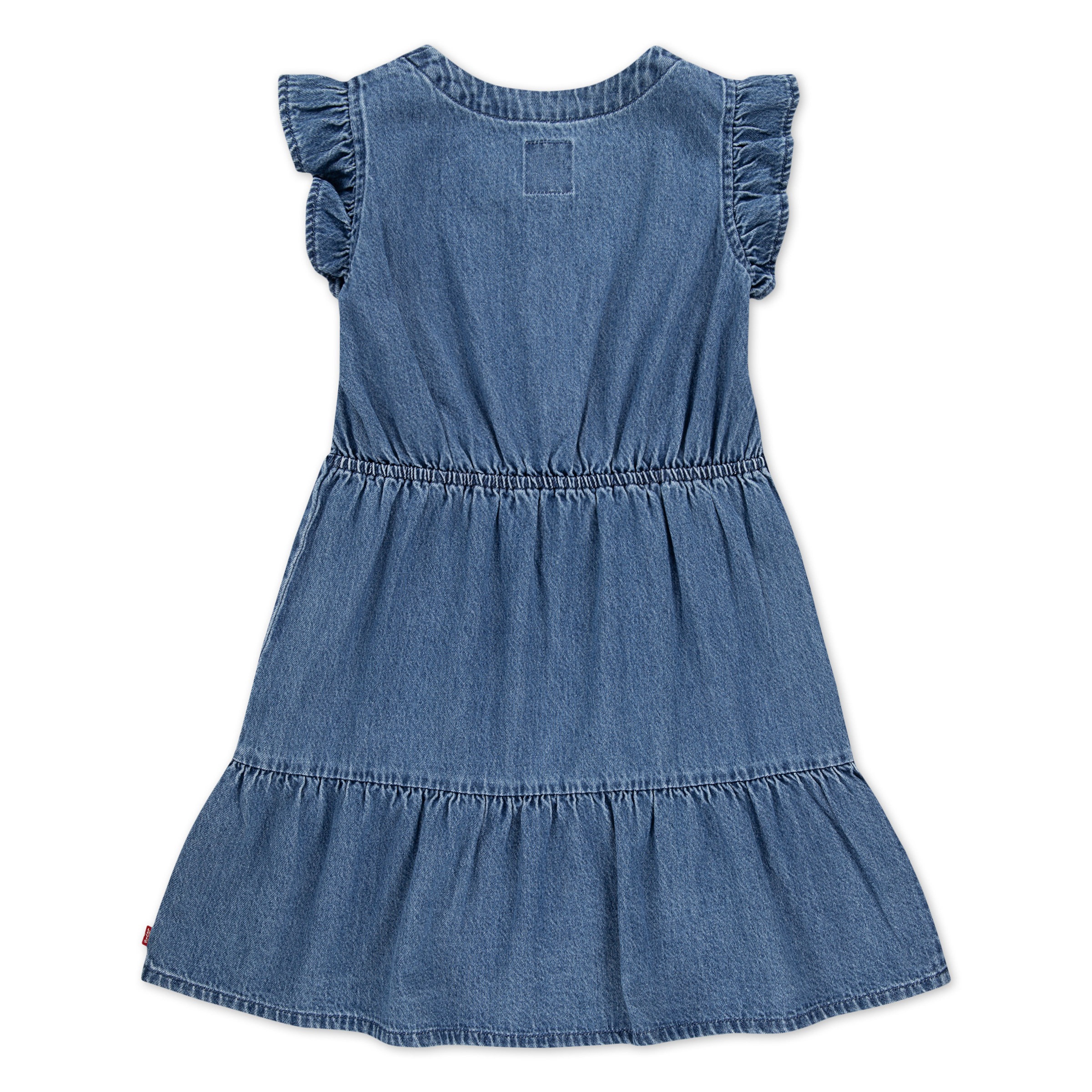 Levi's® Kids Jeanskleid »LVG FLUTTER SLEEVE BUTTON UP D« Ohne Taschen for Girls, mit kurzer Knopfleiste