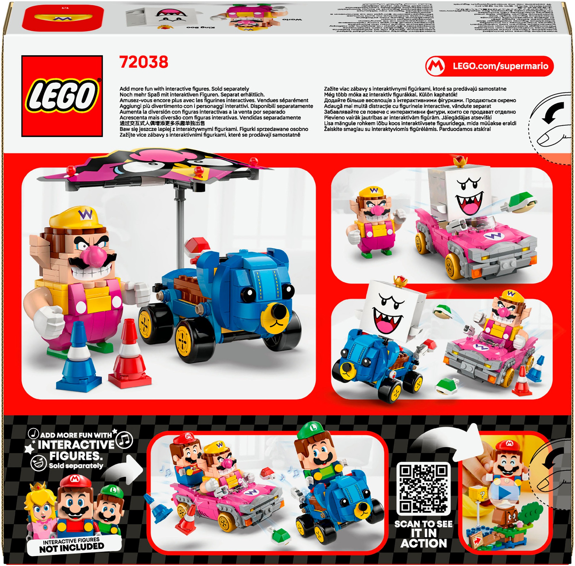 LEGO® Konstruktionsspielsteine »Mario Kart – Wario & König Buu Huu (72038), LEGO Super Mario« Made in Europe
