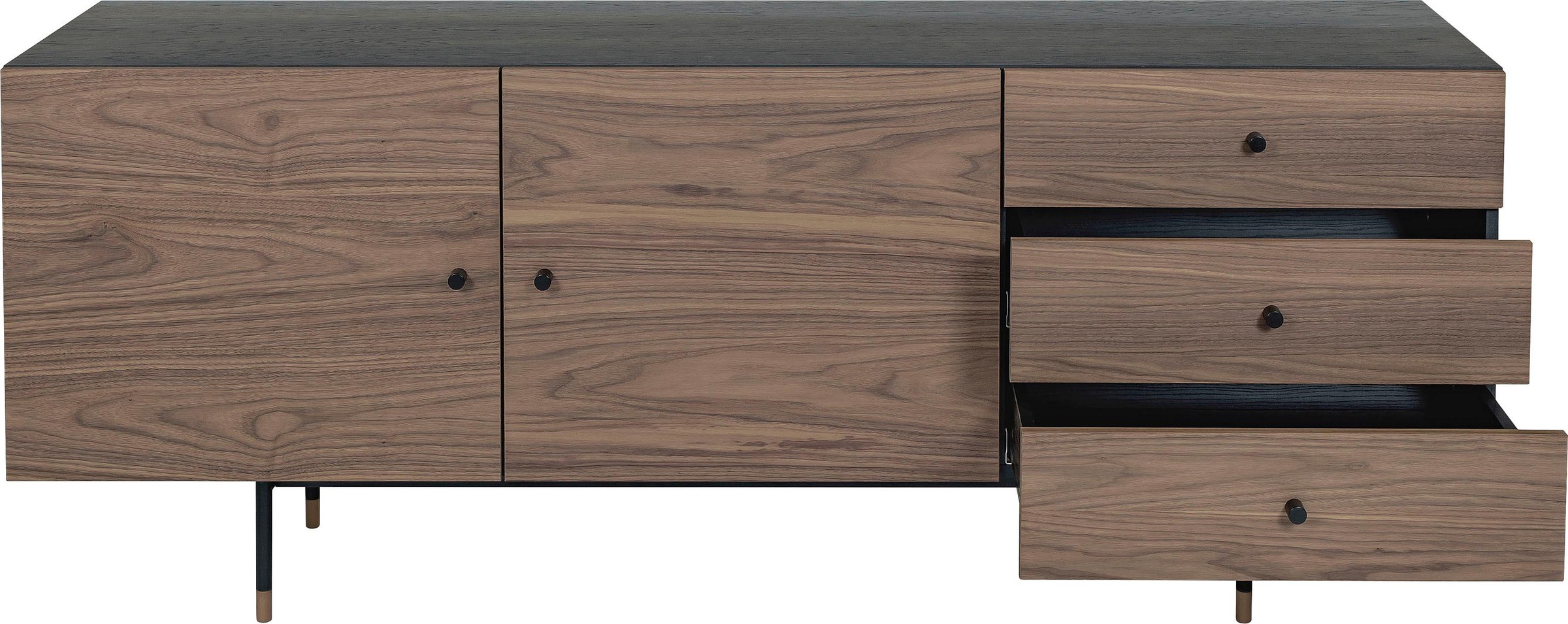Woodman Sideboard »Jugend Kommode« mit Holzfurnier aus Eiche, Breite 180 cm, FSC®