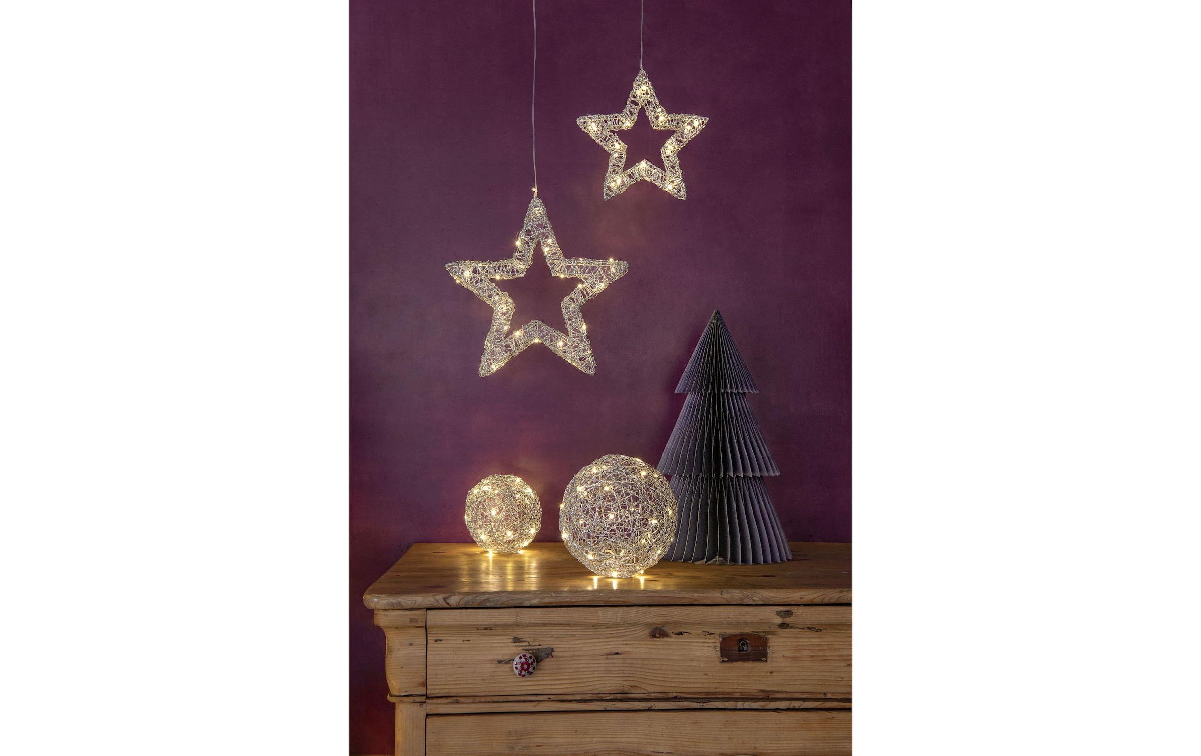 STT LED Dekoobjekt »Silver Ball, 15 cm« 1 Stk.