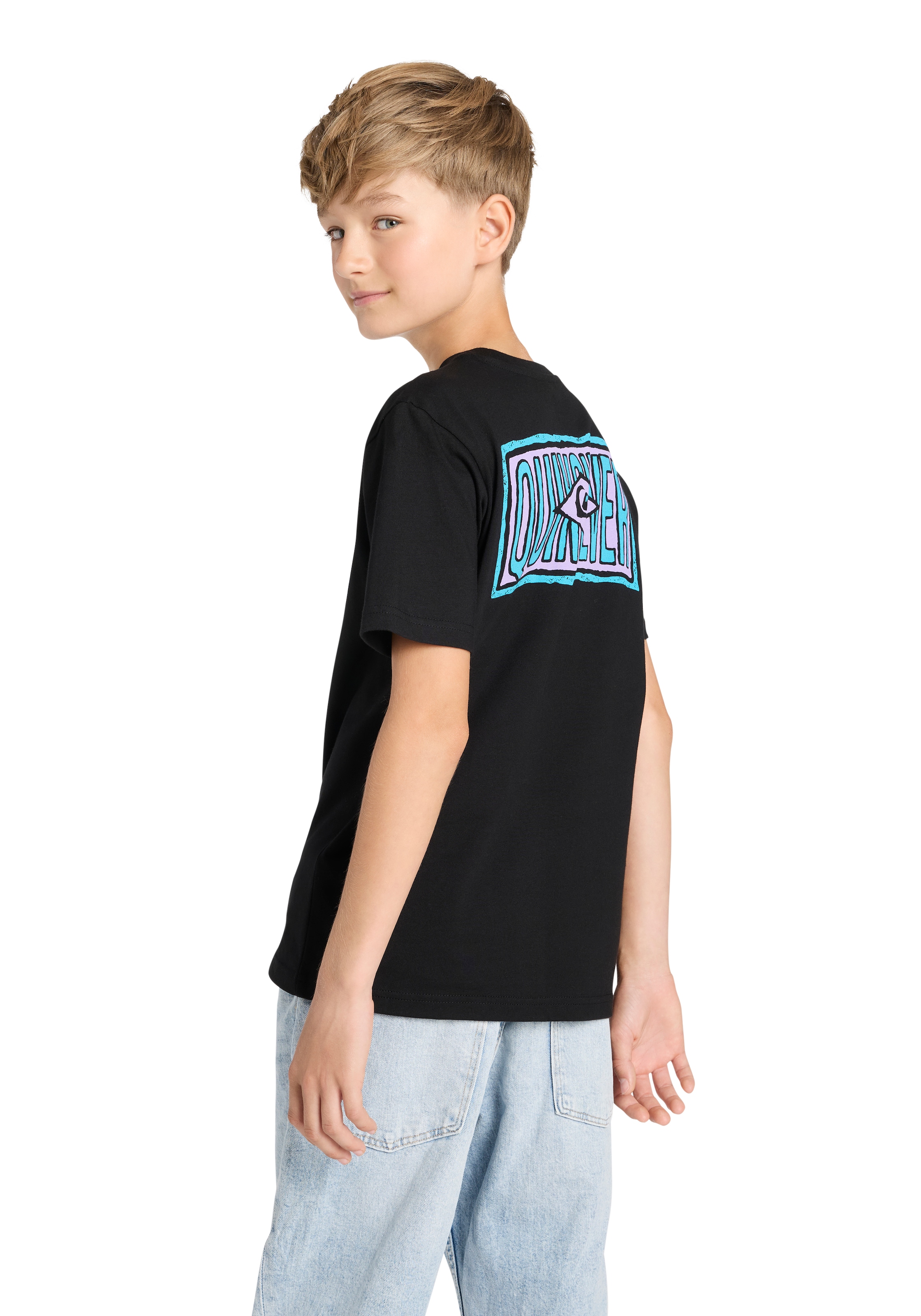 Quiksilver T-shirt »CAPTION WRECKERS PACK YOUTH« 2 pièces design manches courtes, lot de 2, en coton, tailles 10 à 16