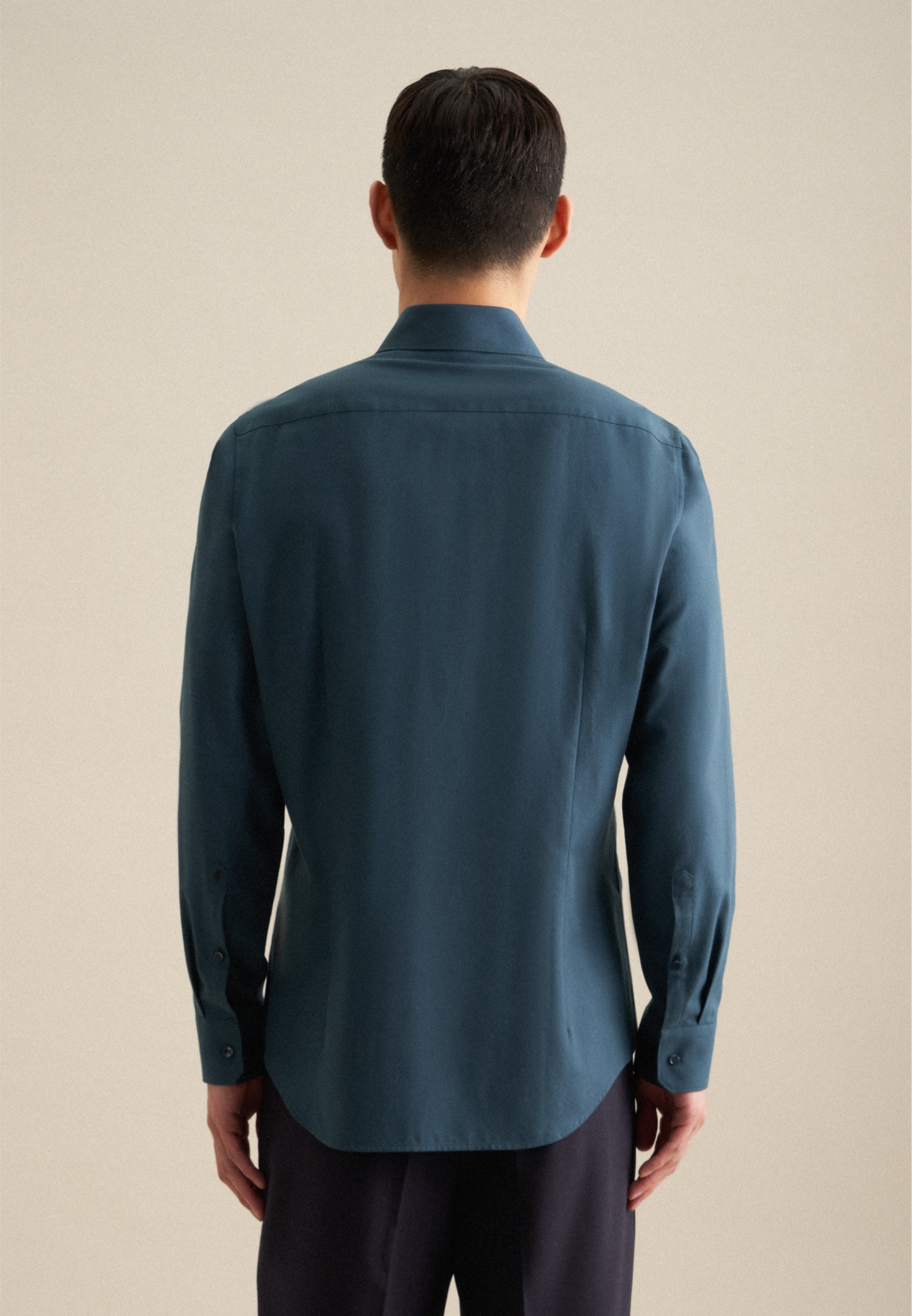seidensticker Chemise en flanelle »Slim« Slim 1/1 Kentkragen Uni