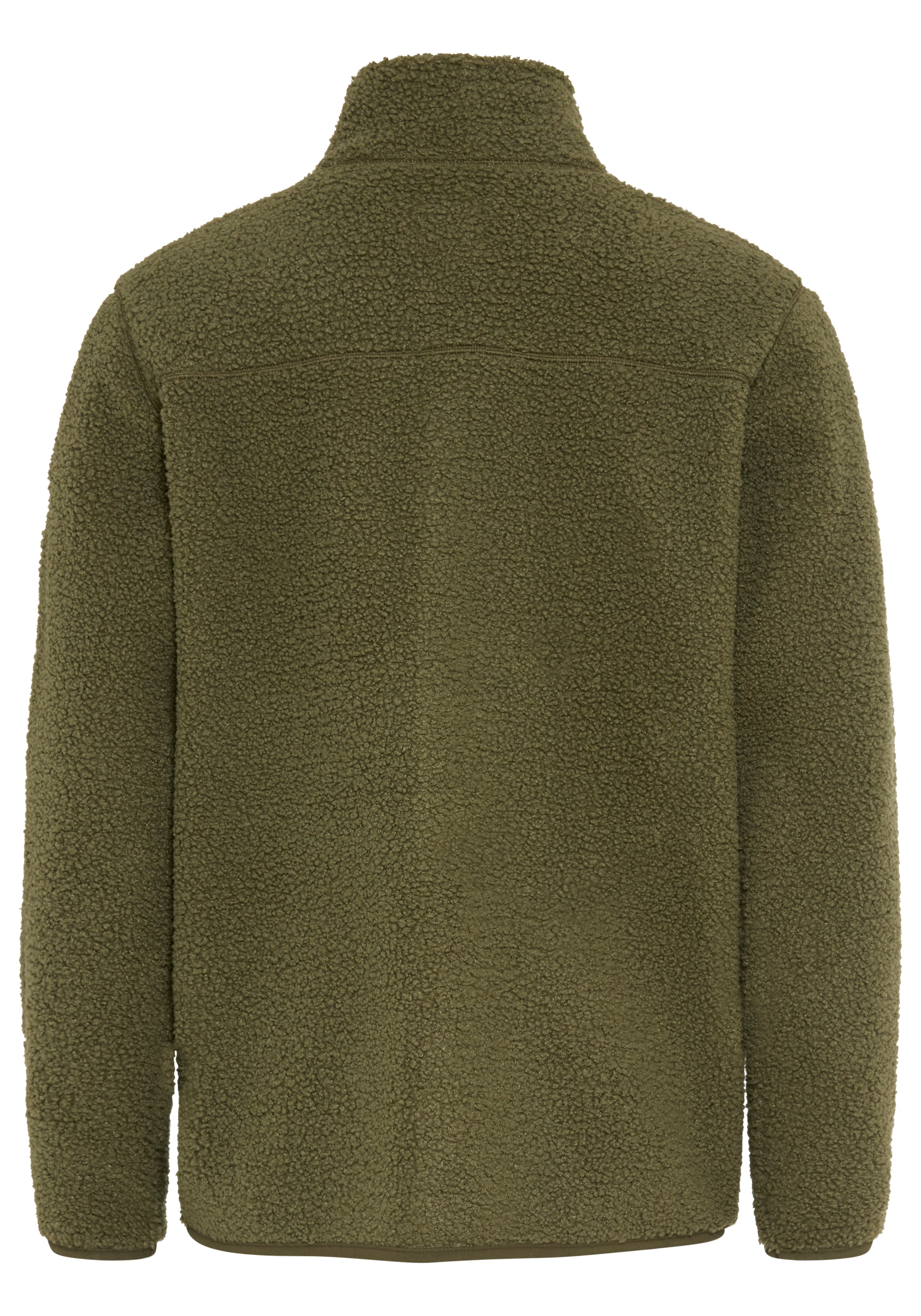 KangaROOS Fleecejacke hüftlang, figurumspielend, aus Plüsch-Material