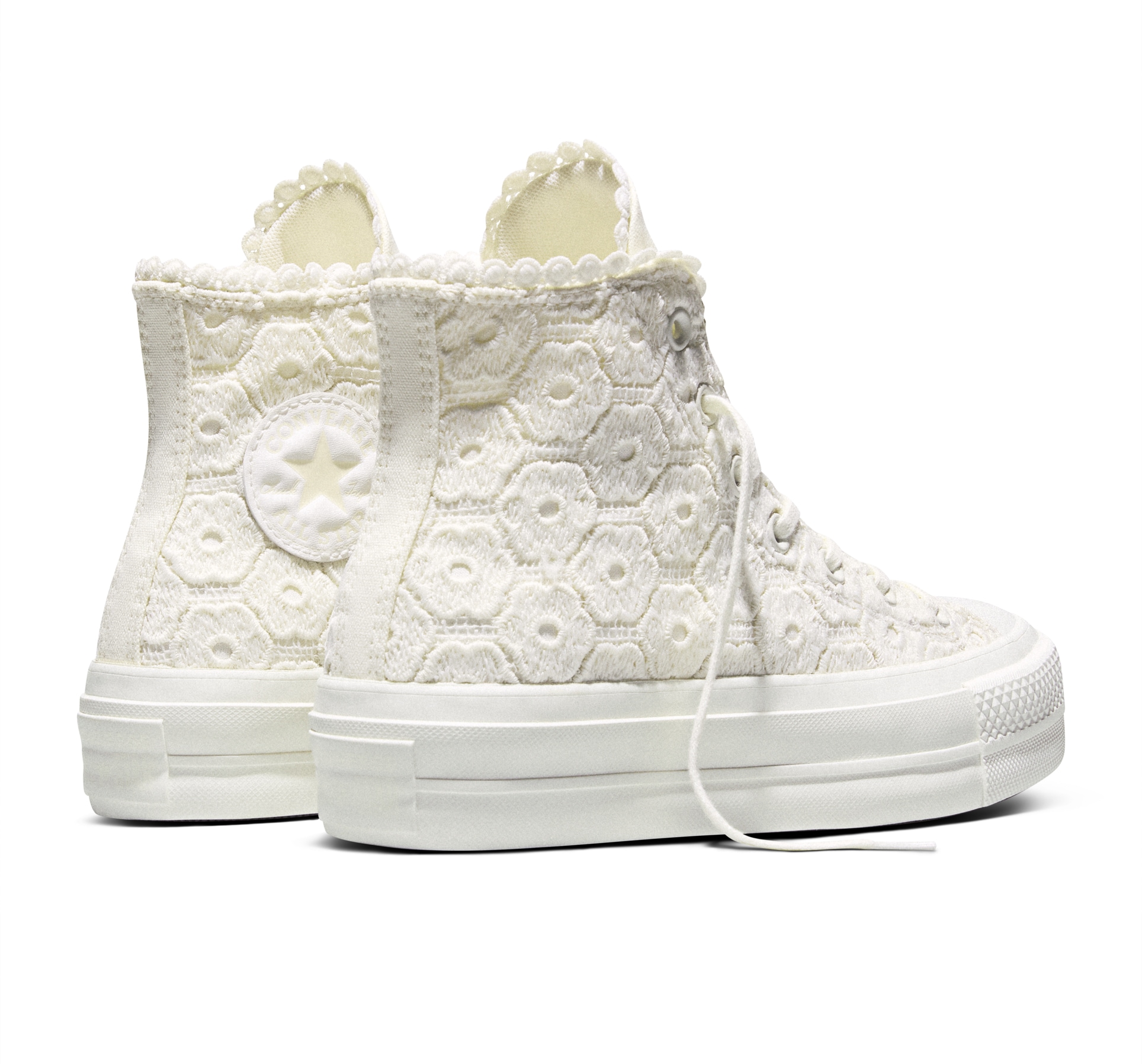 Converse Sneakers »CHUCK TAYLOR ALL STAR LIFT PLATFORM CROCHET«  pour look sportif au quotidien, avec semelle en caoutchouc, style sportif