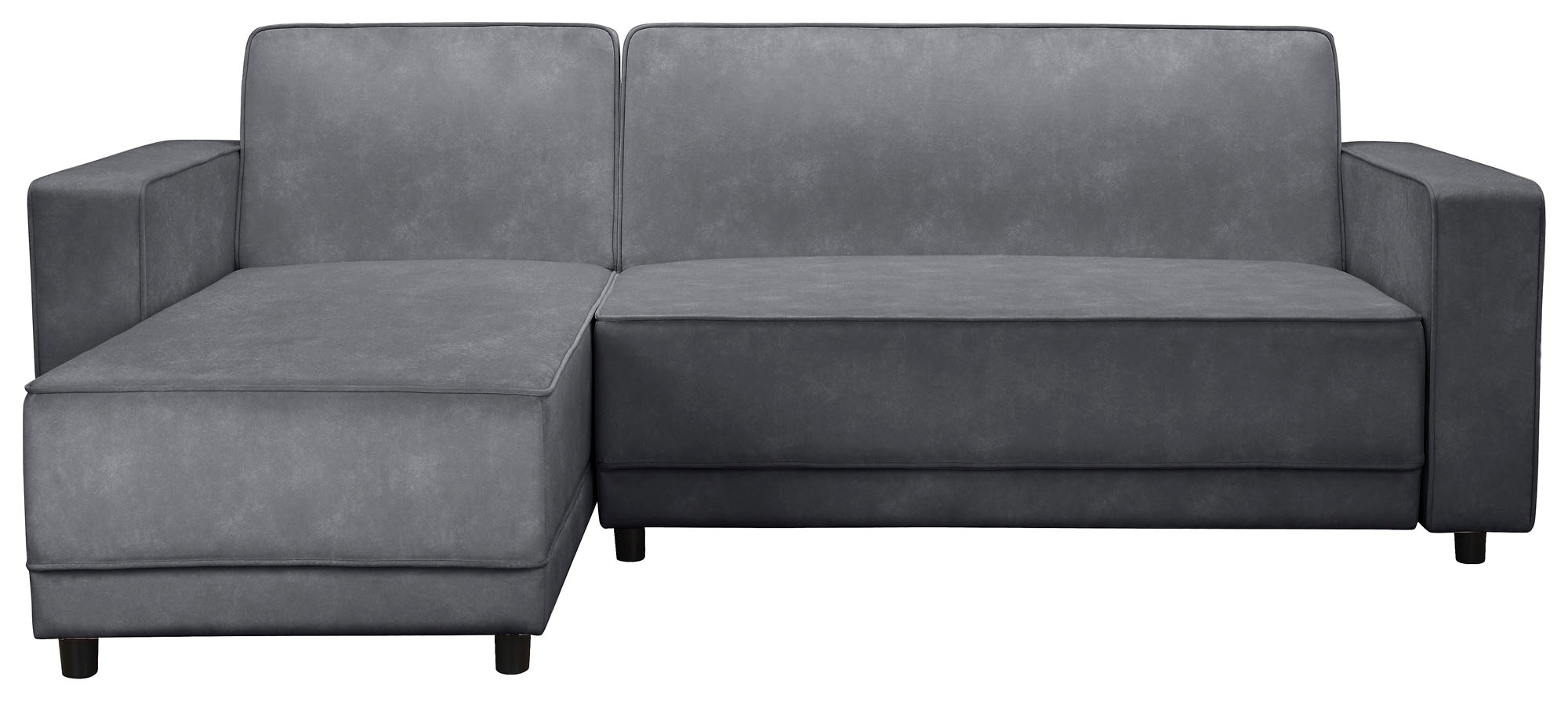 Dorel Home Canapé d'angle »Allie Schlafsofa 230 cm mit Relaxfunktion in der Rückenlehne« Schlaffunktion (108/194,5cm), trendiger Cord o. pflegeleichter Velours