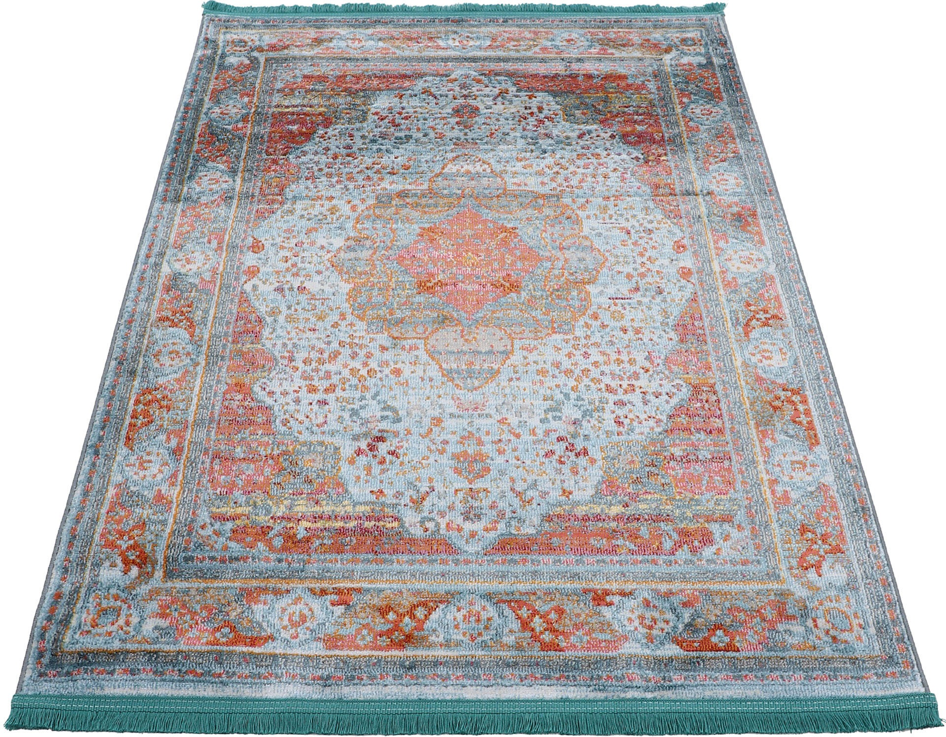 carpetfine Tapis »Desna« Rectangulaire 8 mm Höhe Vintage Orient Look, Wohnzimmer