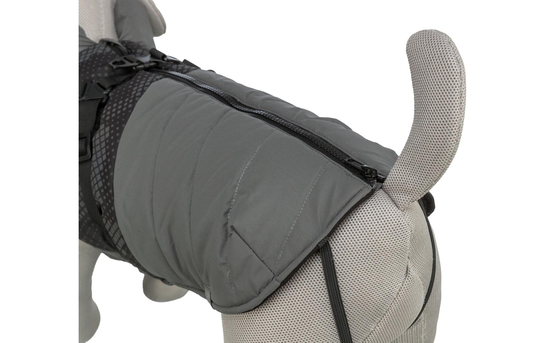 TRIXIE Imperméable pour chiens »Pontis Reflect« Wattierter und vollreflektierender Hundemantel