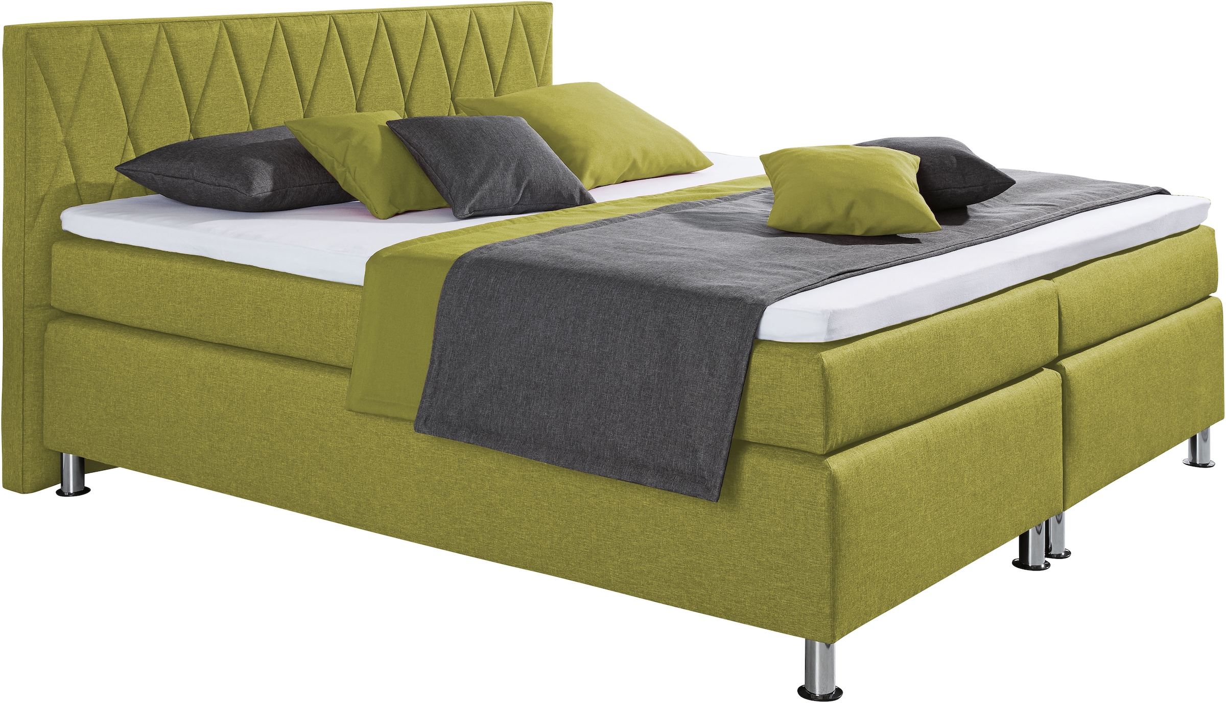 hapo Lit boxspring »ATLANTA« Surmatelas vendu séparément !,  disponible en différentes largeurs, couleurs et types de matelas