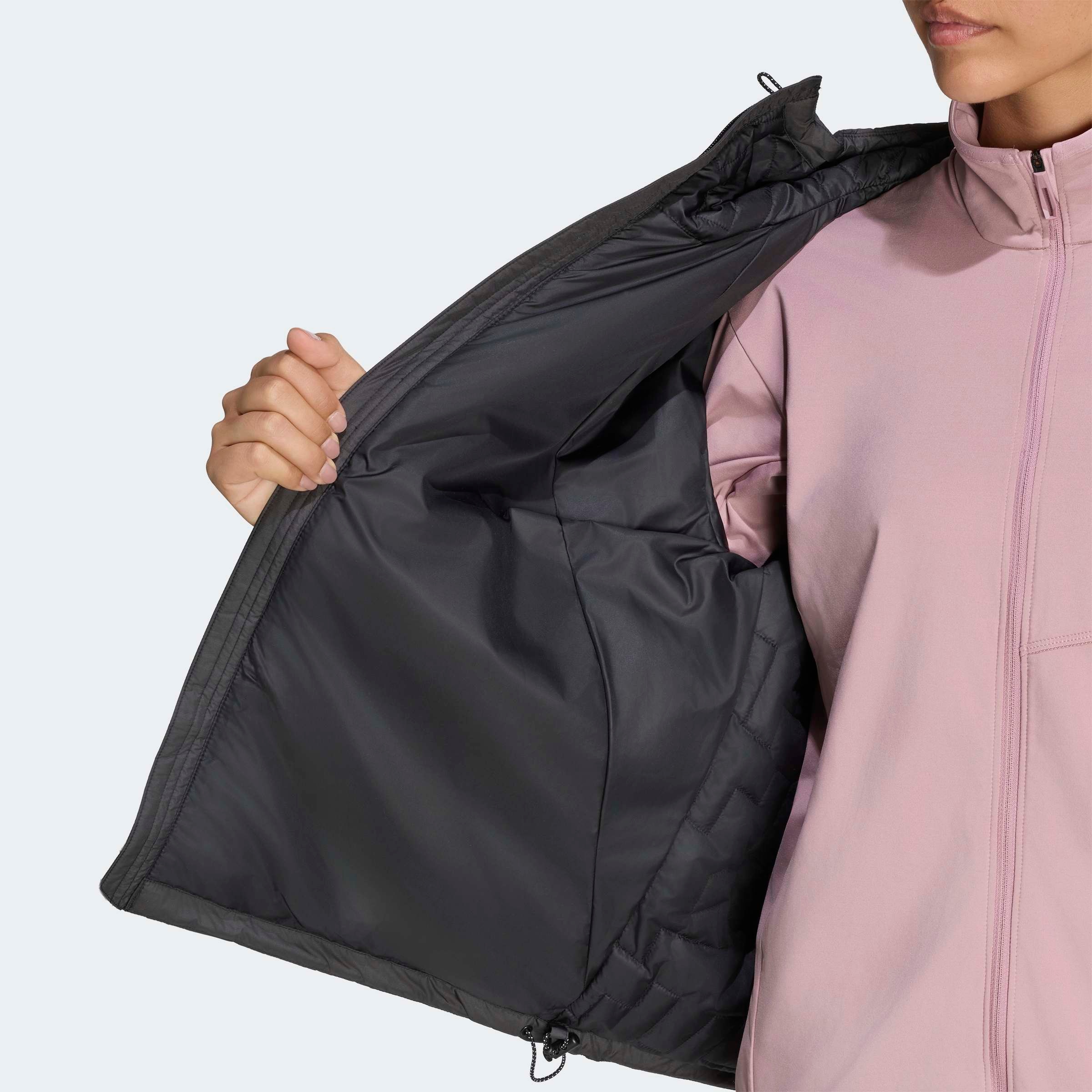 adidas TERREX Veste d'extérieur »MULTI PRIMALOFT, KAPUZE, ISOLIEREND« pour adultes, avec fermeture éclair, en polyester,
