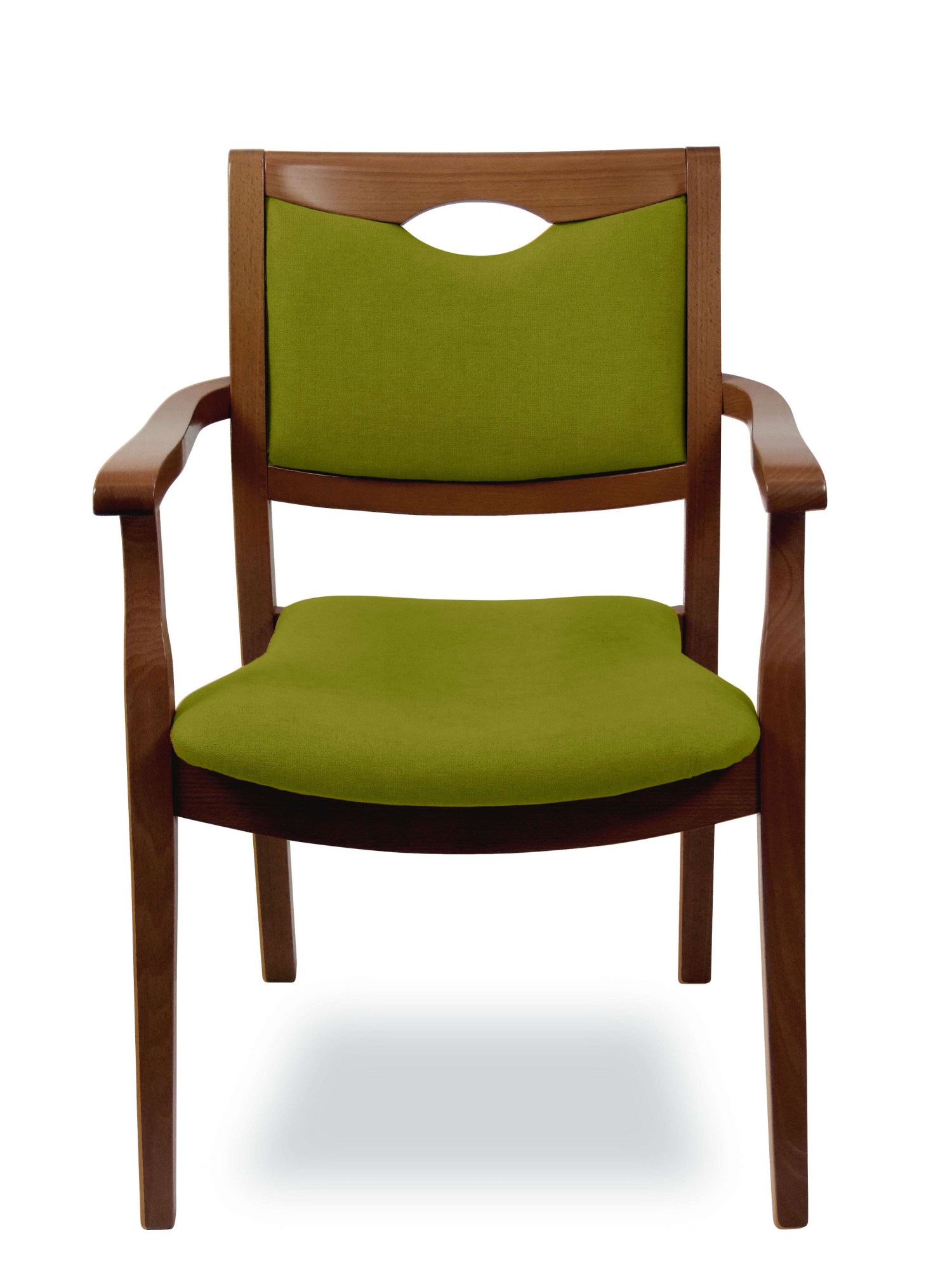 Home affaire Armlehnstuhl »London, Stuhl, Komfortsessel, 3 Gestellfarben, Made in Italy« () 1 Stk.Extra-komfortabel, ergonomisch, fleckenabweisendes Gewebe, Massivholz