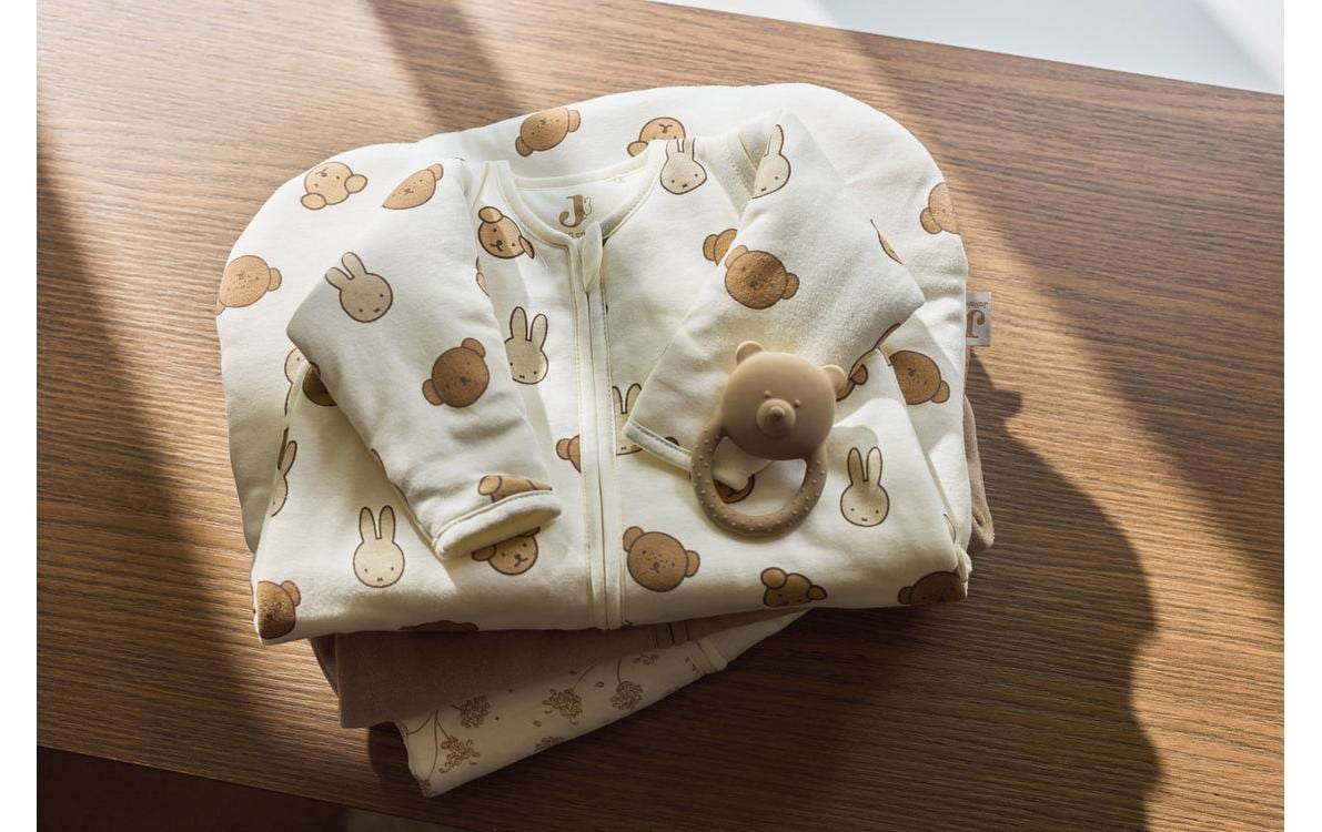Jollein Babyschlafsack »Miffy and Friends« Gefütterter Schlafsack mit abnehmbaren Ärmeln