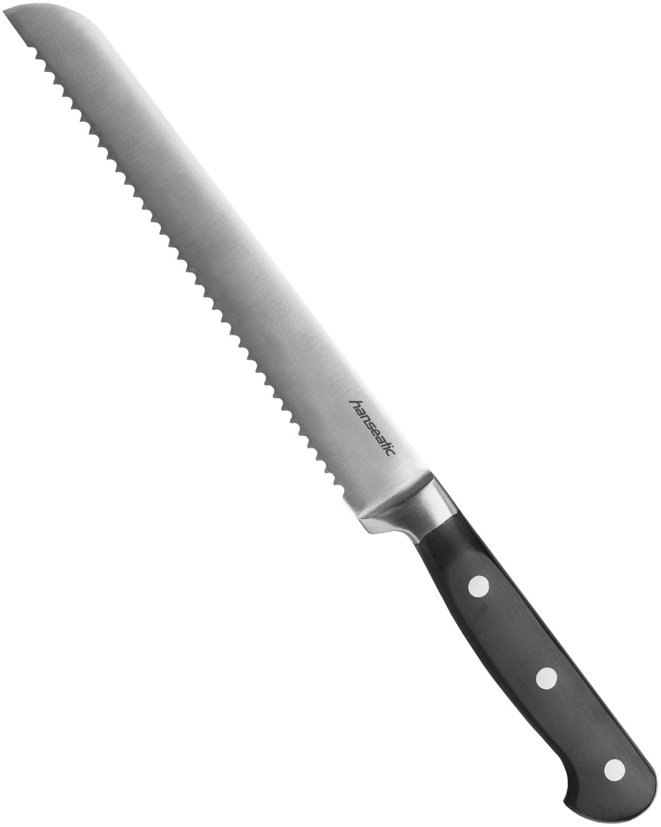 Hanseatic Sets de couteaux »hanseatic PREMIUM, 5-teilig« mit schwarzen Griffen, mit Nieten