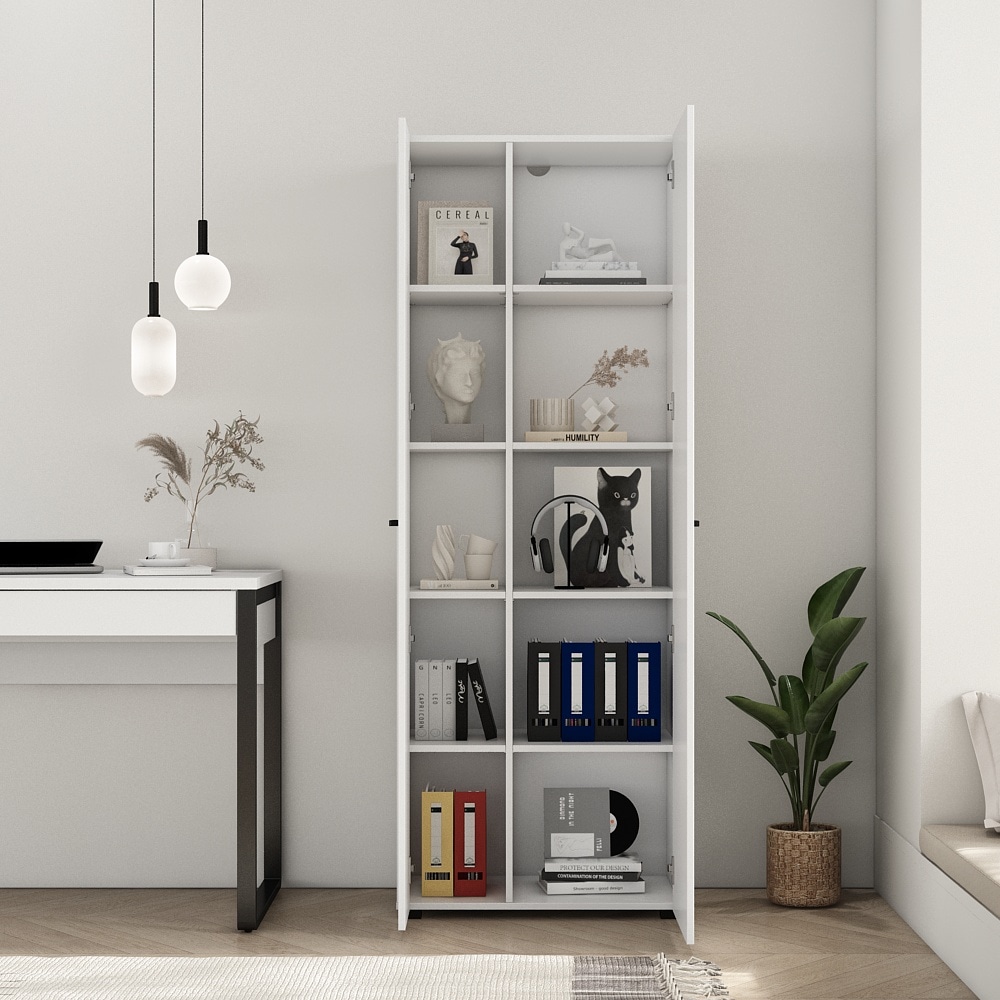 GOODproduct Aktenschrank »Moid« Höhe 174,5 cm, moderner Mehrzweckschrank mit Türen