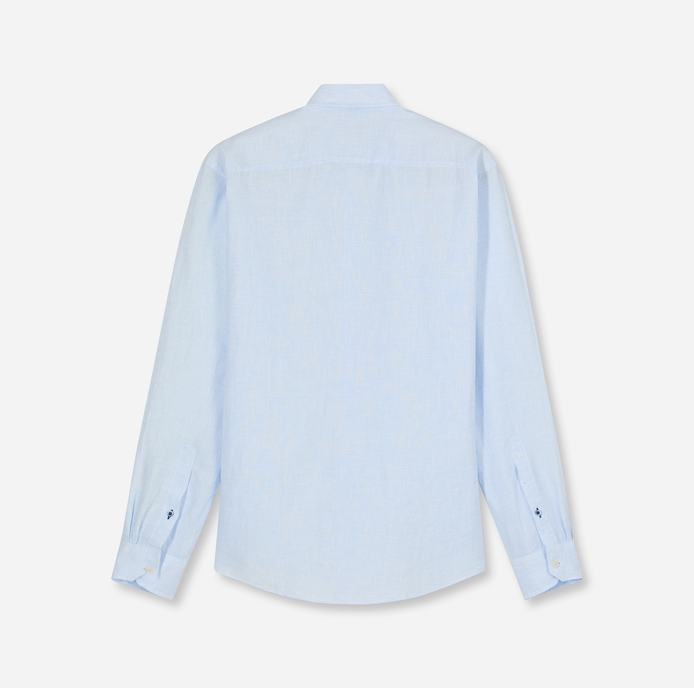 OLYMP Chemise à manches longues Casual, Button-down-Kragen, regular fit, Leinen