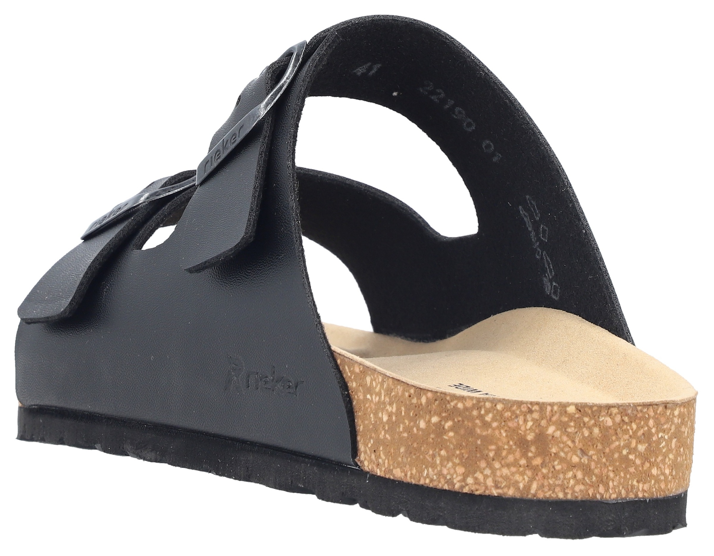 Rieker  Sommerschuh, Schlappen, Hausschuh, mit zwei Schnallenverschlüssen