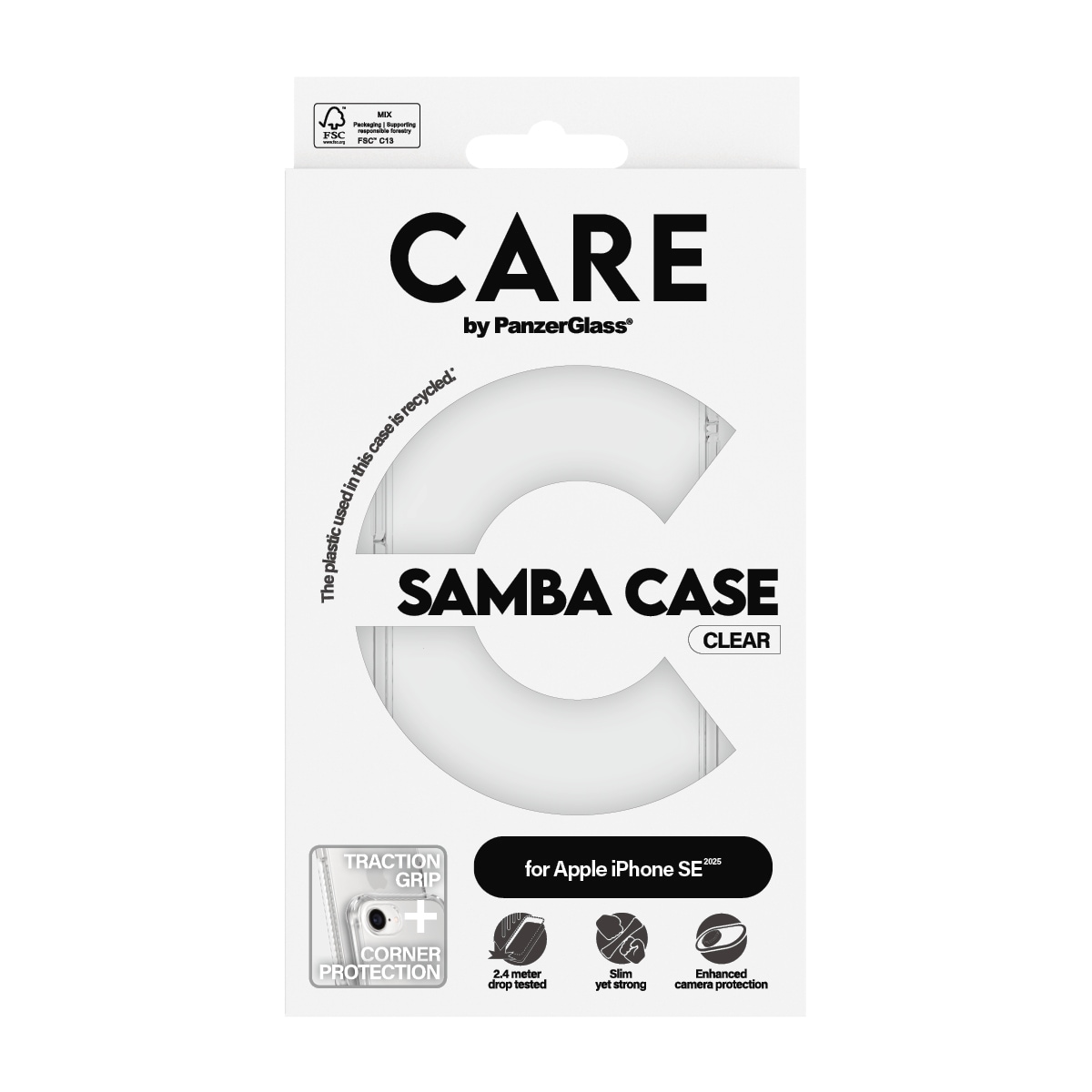 CARE by PanzerGlass Housse pour téléphone portable »Fashionable Case Samba« Backcover, Schutzhülle, Handyschutzhülle, Case, Schutzcase, stossfest