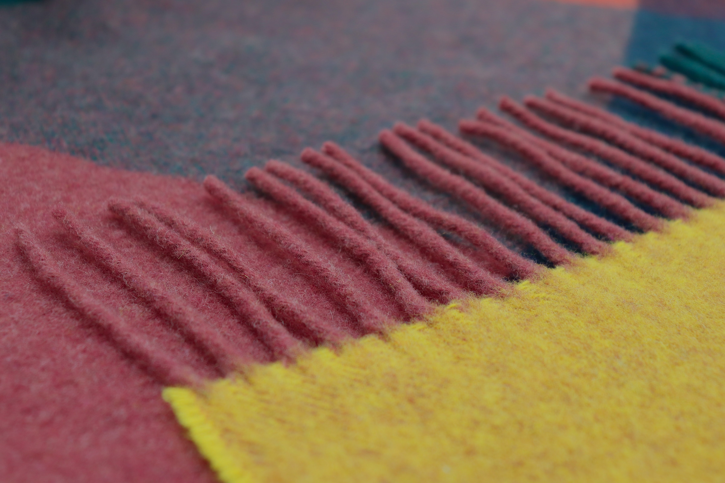 Biederlack Couverture d'intérieur »Plaid Vibrant Square« dans un motif à carreaux estival