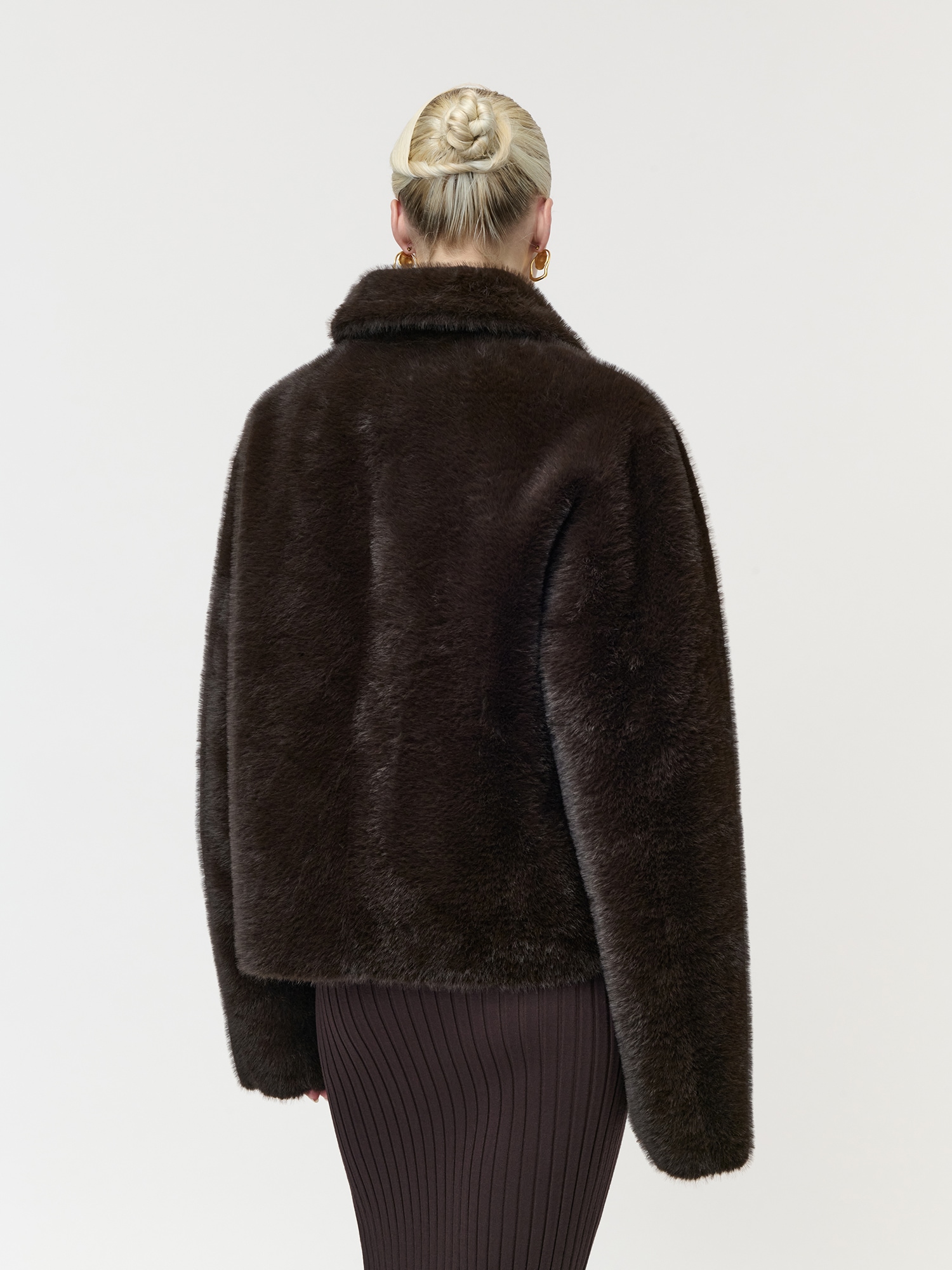 LeGer Wendejacke »Masha, LeGer by Lena Gercke« aus Lederimitat und Plüschfell