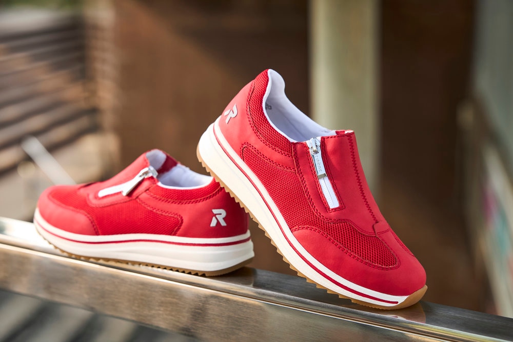 Rieker Slipper  Slip-on Sneaker, Halbschuh, Freizeitschuh mit Reissverschluss