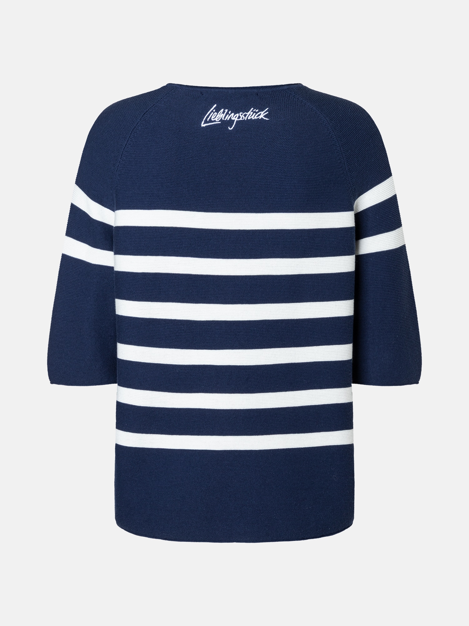 Lieblingsstück Kurzarmpullover »KlerariEP« Halbarm mit Rundhals, gestreift