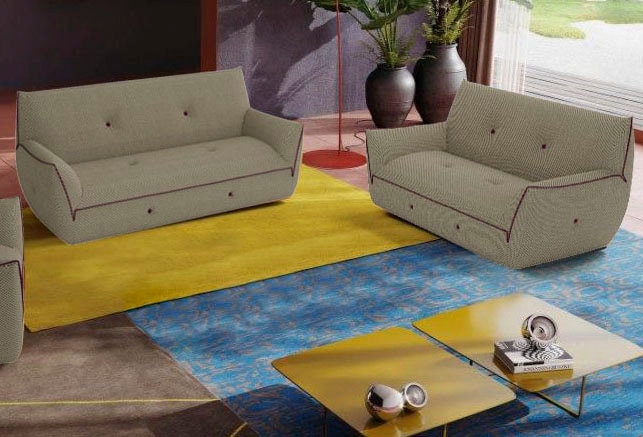 Egoitaliano Polstergarnitur »Yuki, extravagantes Design und höchster Sitzkomfort, tolle Details« Set, bestehend aus einem 2,5- und einem 2-Sitzer, mit innovativen