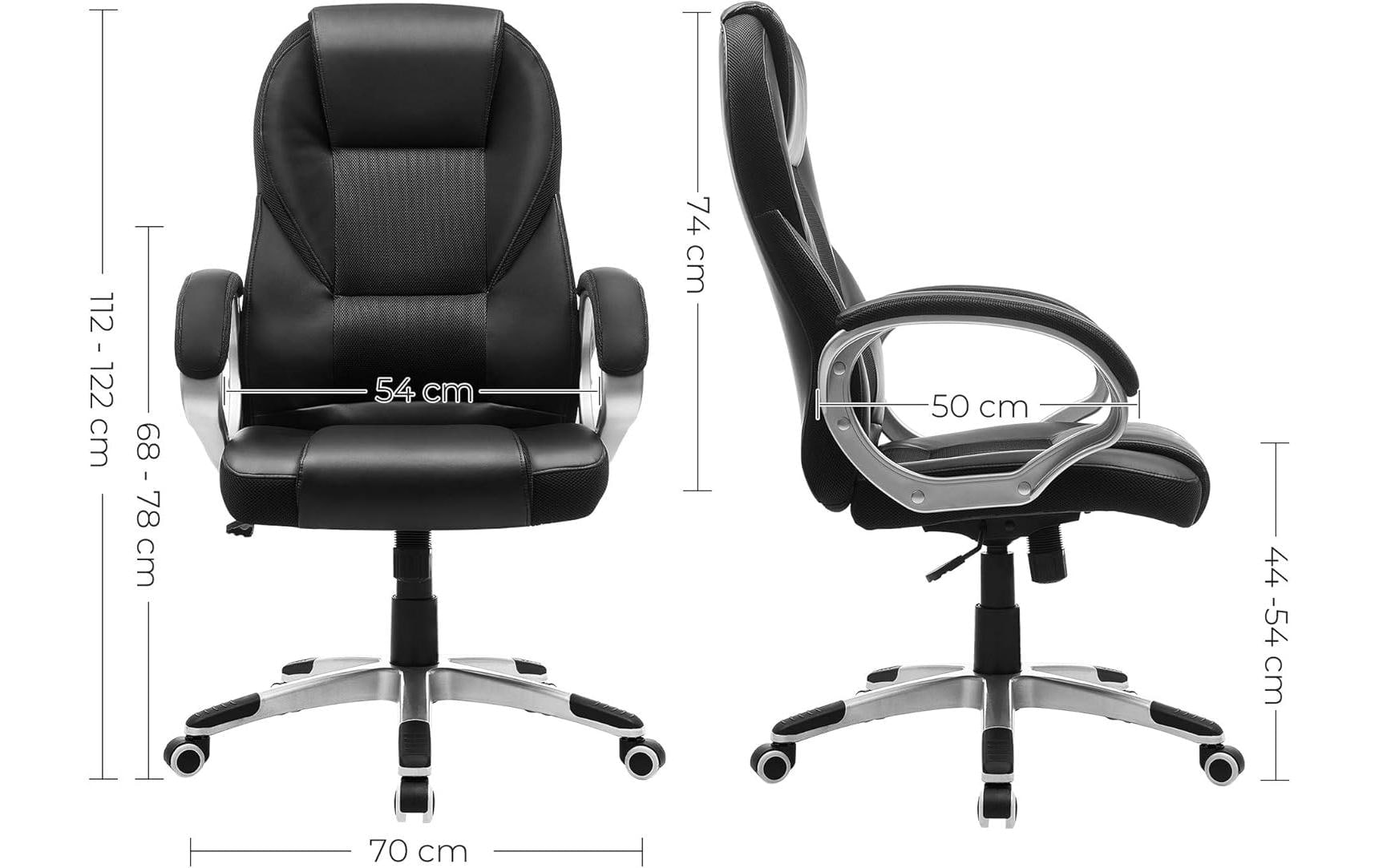 SONGMICS Chaise de bureau »mit Rollen« ()