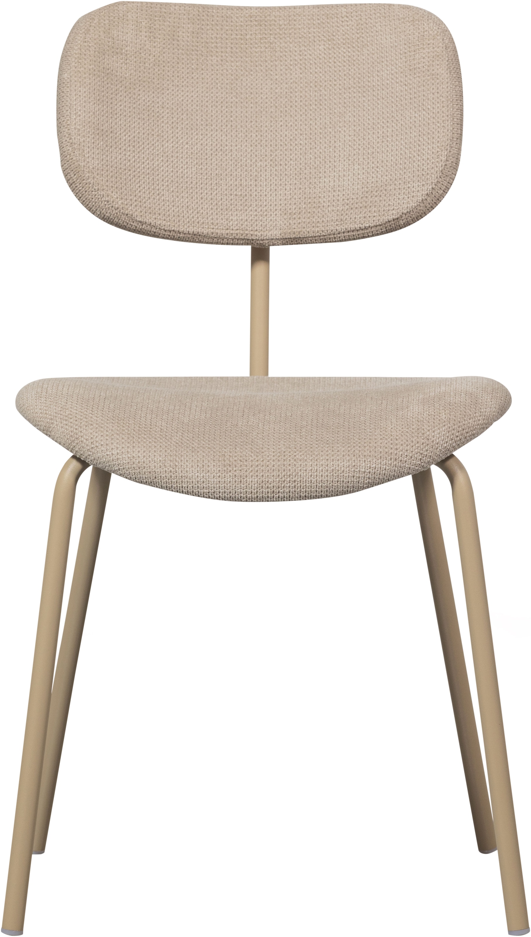 WOOOD Esszimmerstuhl »Link mit Ella-Chenillebezug und Metallgestell B 44 x T 52 x H 78 cm« (Set) 2 Stk.(Set, 2 St) Tragkraft 90 kg, stapelbar, Sehr hohe Verschleissfestigkeit