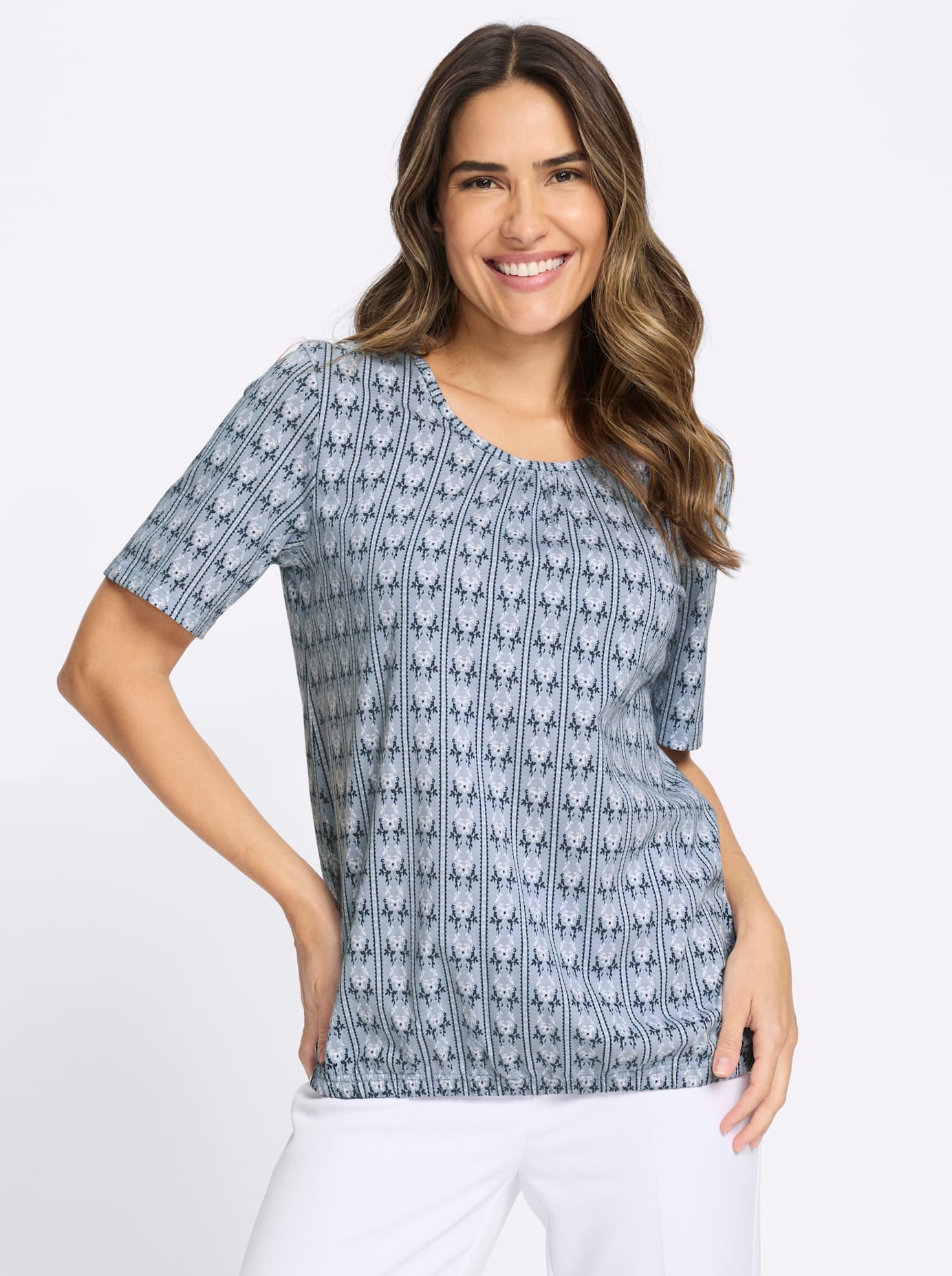 Classic Basics Chemise en dentelle »Kurzarm-Shirt« 1