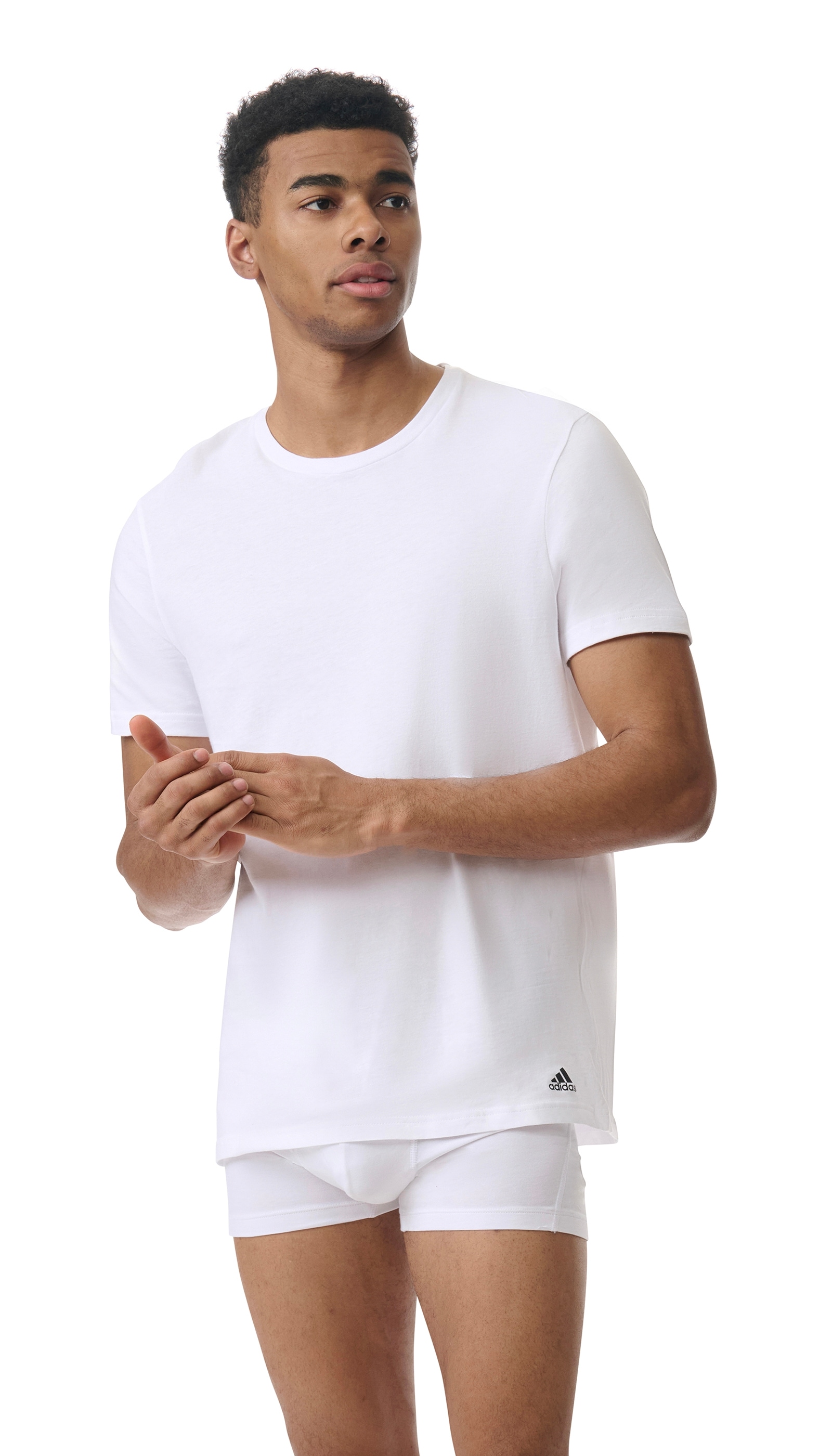 adidas Sportswear T-Shirt »Active Flex Cotton« 3er-Pack,  Rundhalsausschnitt, Kurzarm, Regular Fit, Multipack