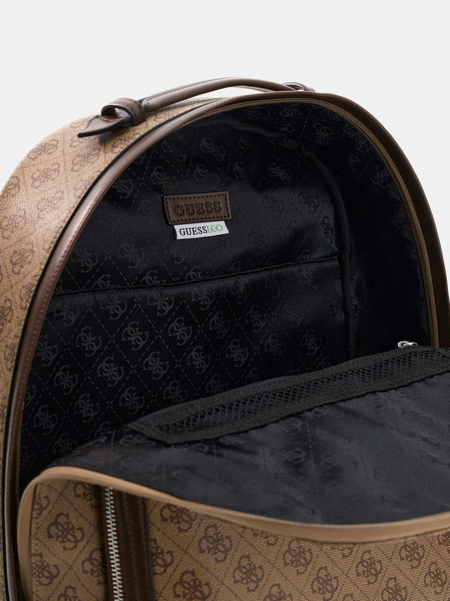 Guess Sac à dos »MILANO BACKPACK« Cityrucksack, Freizeitrucksack mit Reissverschluss-Vordertasche