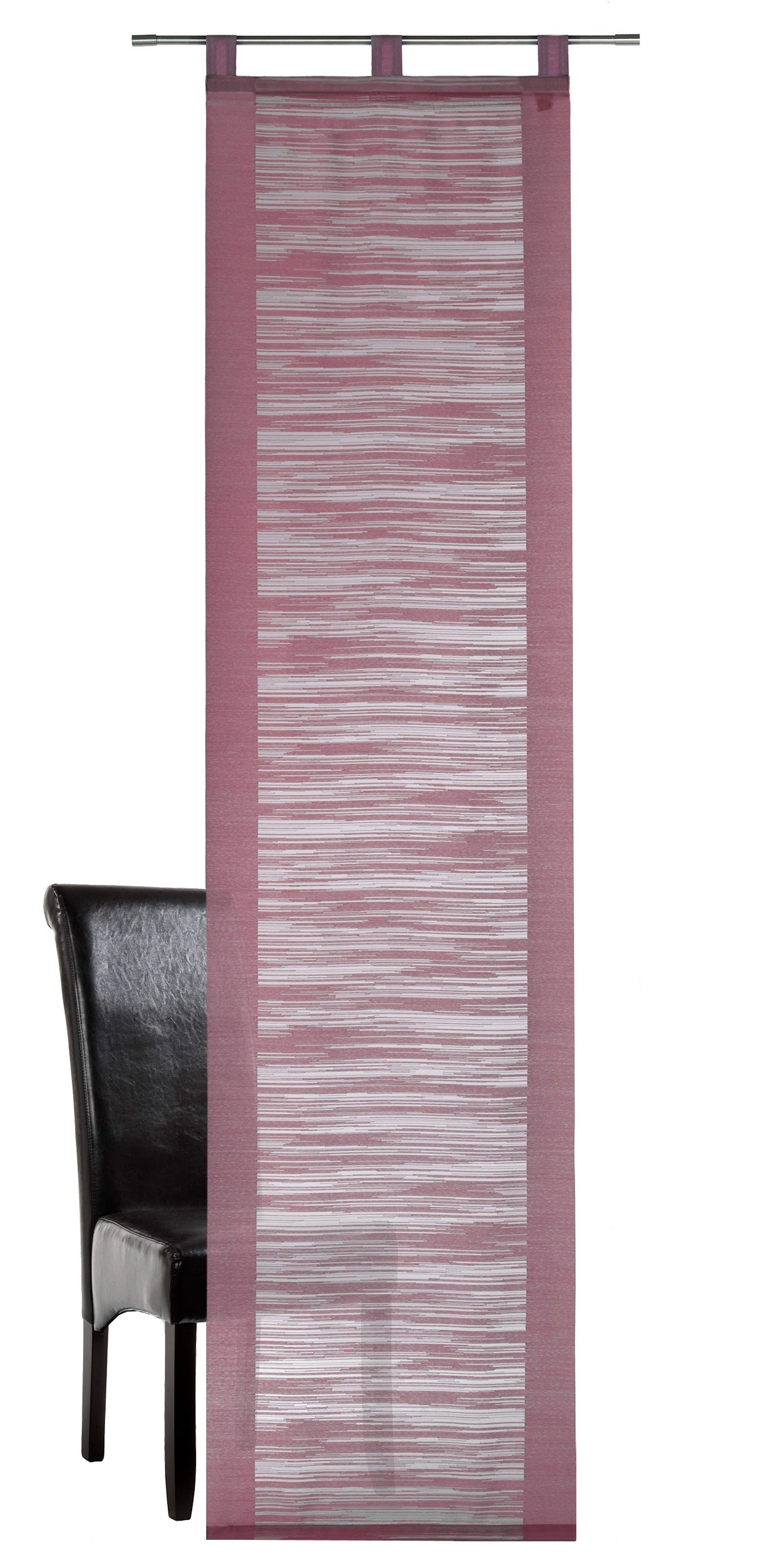 Neutex for you! Schiebegardine »Padova« Schlaufen 1 Stk. tlg. inkl. Beschwerungsstange, Halbtransparent, Fransen-Effekt, modern