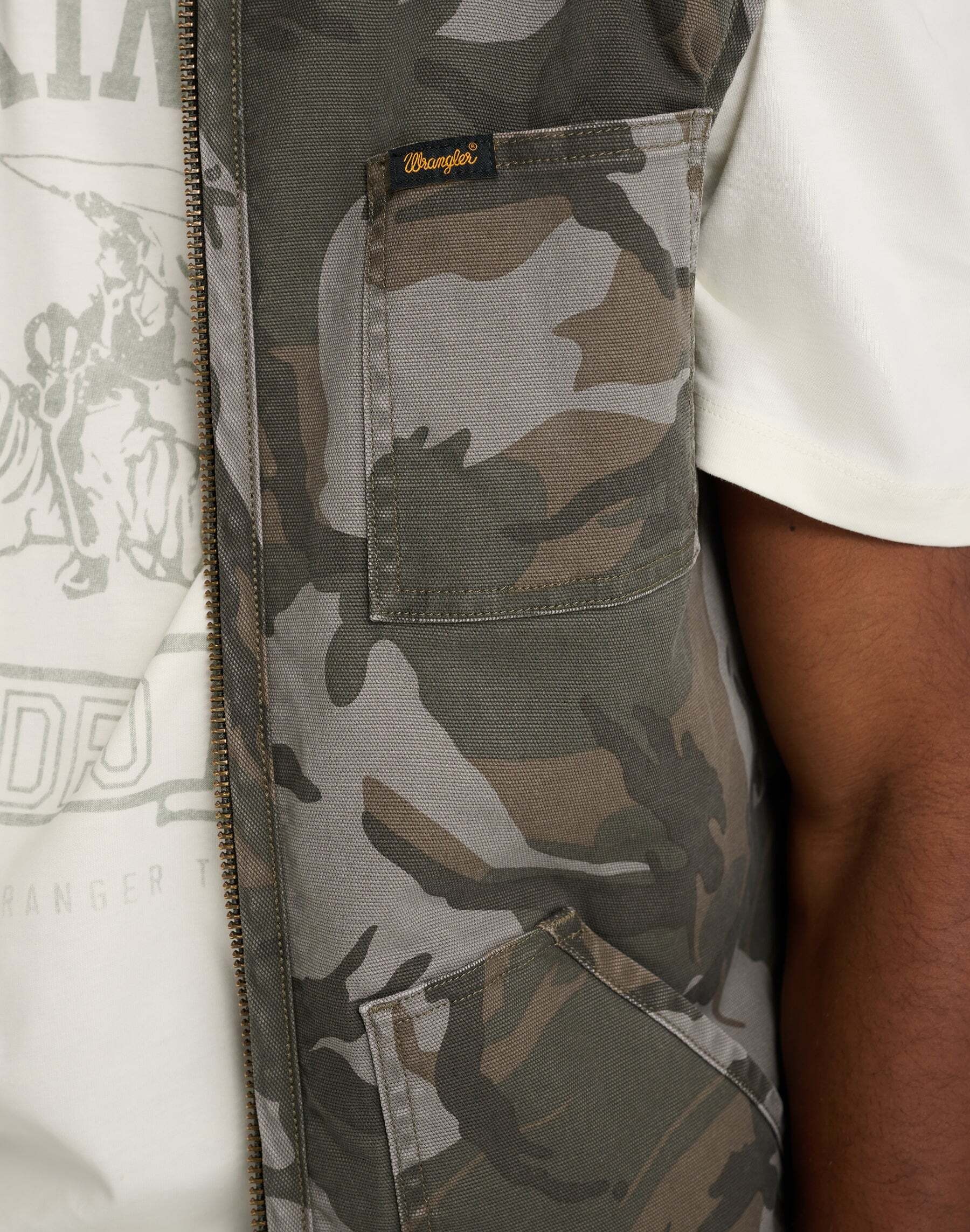 Wrangler Gilet matelassé »WRANGLER Gilet Mike Lucas Vest«
