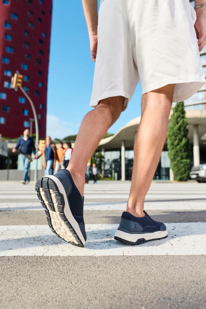 Rieker Baskets slip-on  Mocassin, chaussure à enfiler, chaussure basse, sneaker décontracté avec élastiques